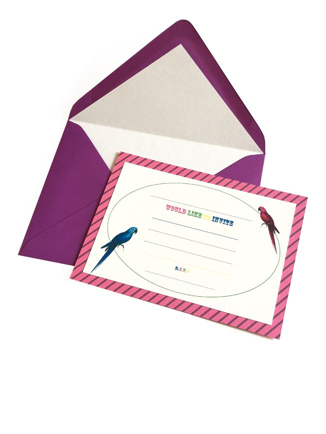 Fuchsia invitations with parrots.jpg