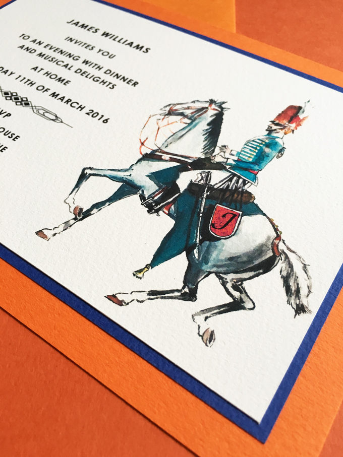 Invitations with captain on horse.jpg