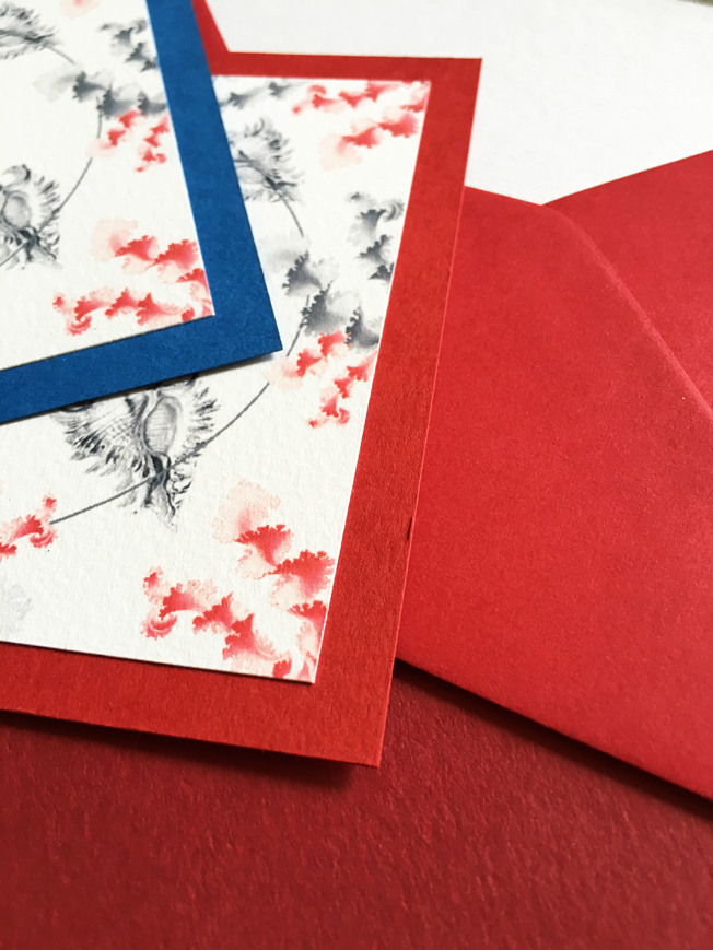 Writing cards with print of corals.jpg