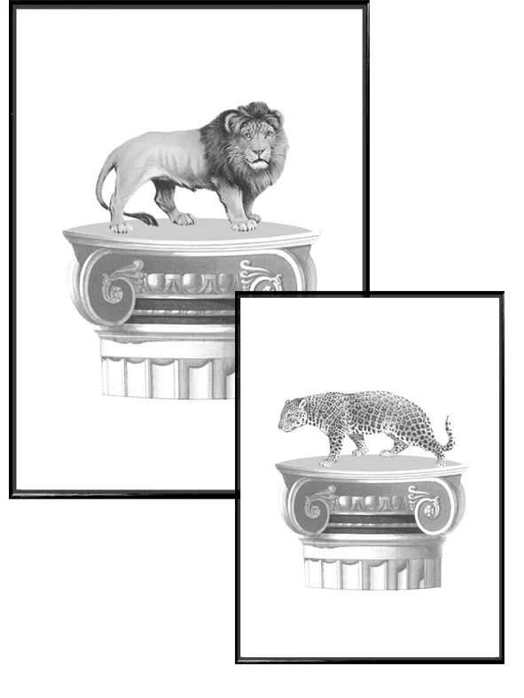 Laminas de arte con leones y panteras.jpg