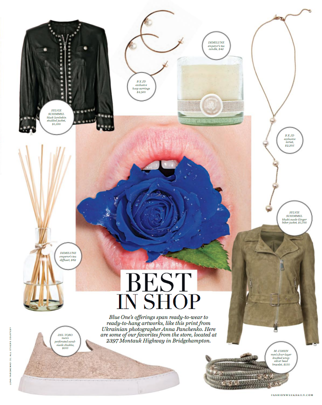 Best in Shop - July 2018 issue @dailyfrontrow @shopeblueone Our Emperor’s Tea diffuser and candle selected as “best in shop”