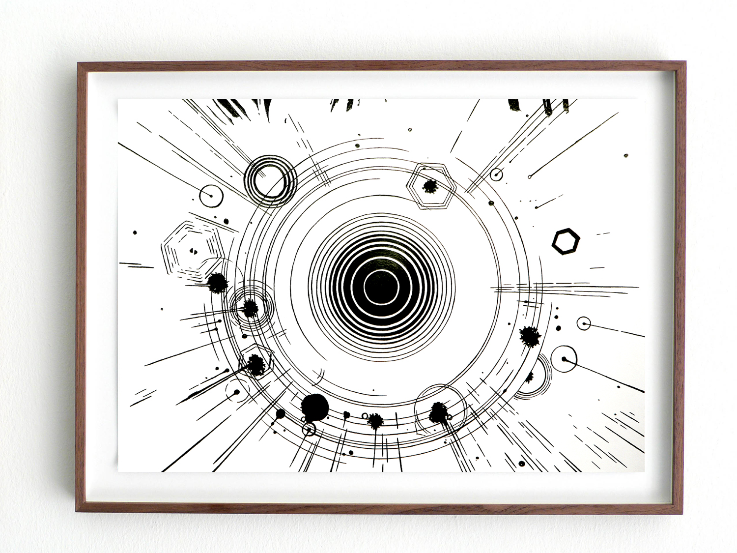   Vision/ noctec, 2008, pencil on paper, 29,7 x 42cm  