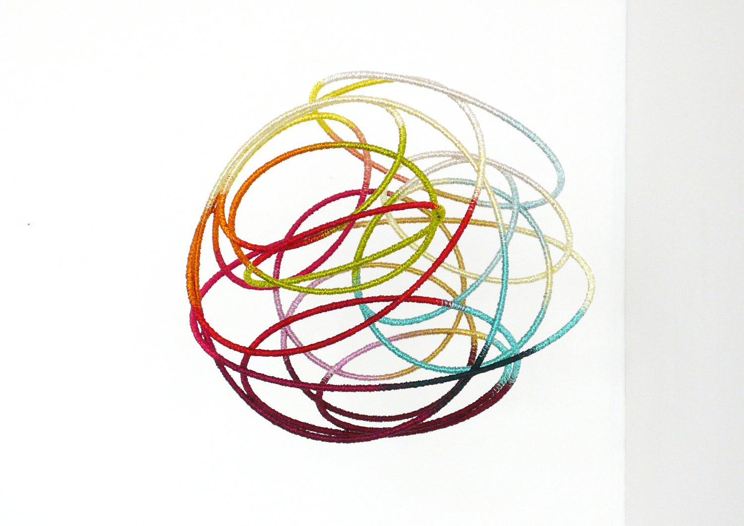   Gust , 2012, metal, wire, diameter 30cm 