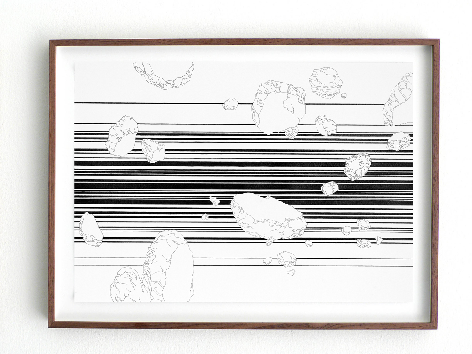  Vision/ quaalude, 2008, pencil on paper, 29,7 x 42cm  
