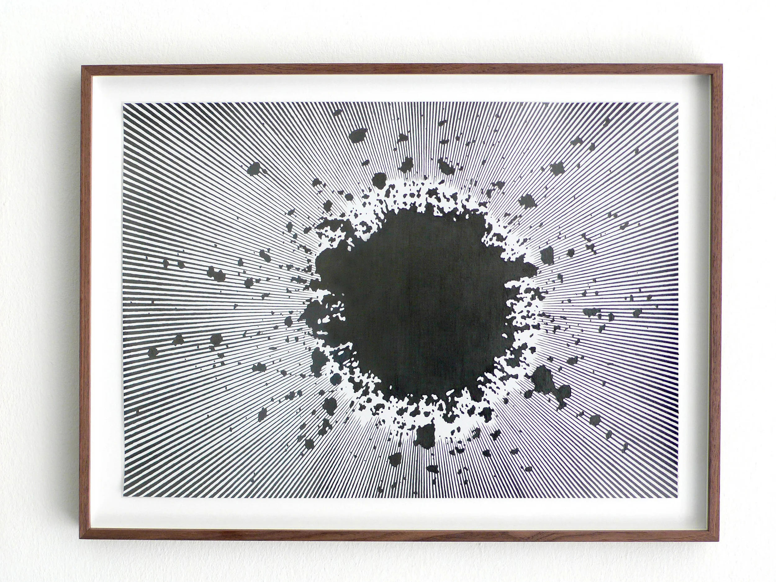 Vision/ prosom, 2008, pencil on paper, 29,7 x 42cm