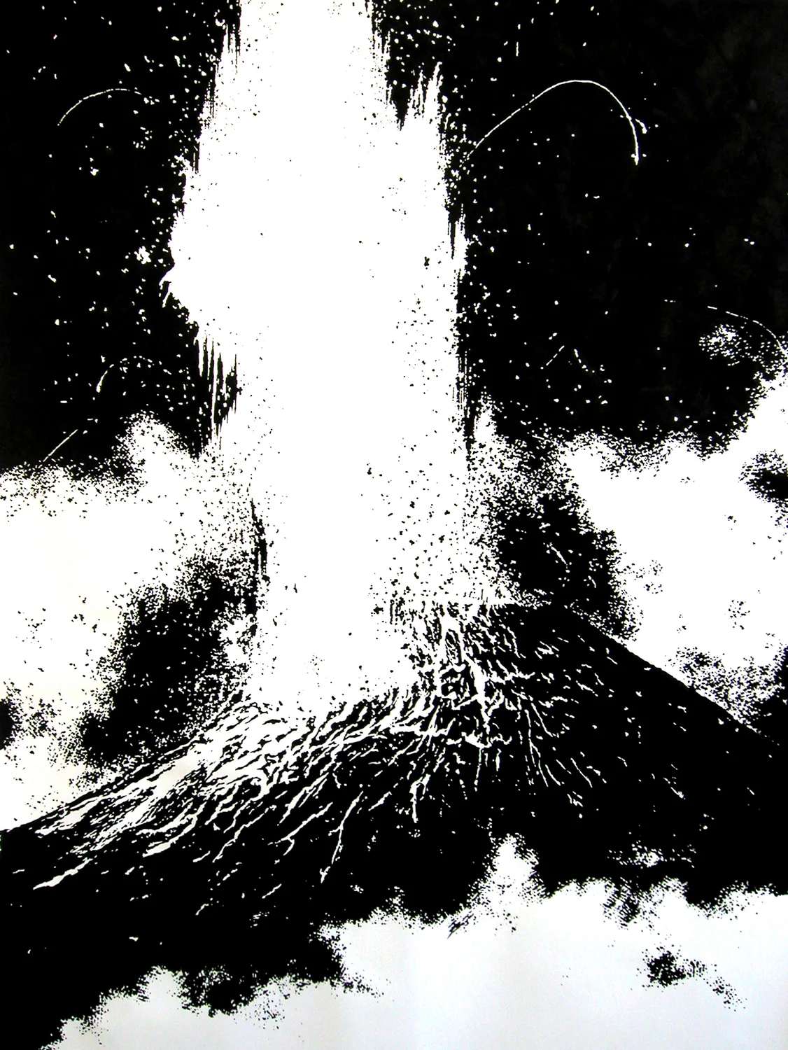 ground lV, 2004, ink on paper, 196 x 276cm