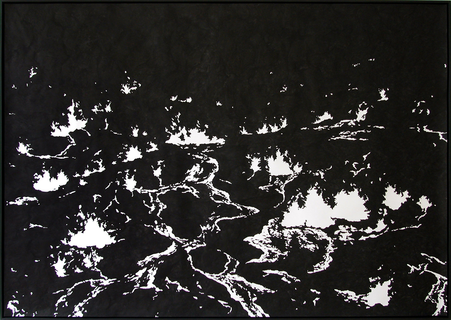   ground ll,  2004, ink on paper, 196 x 276cm 