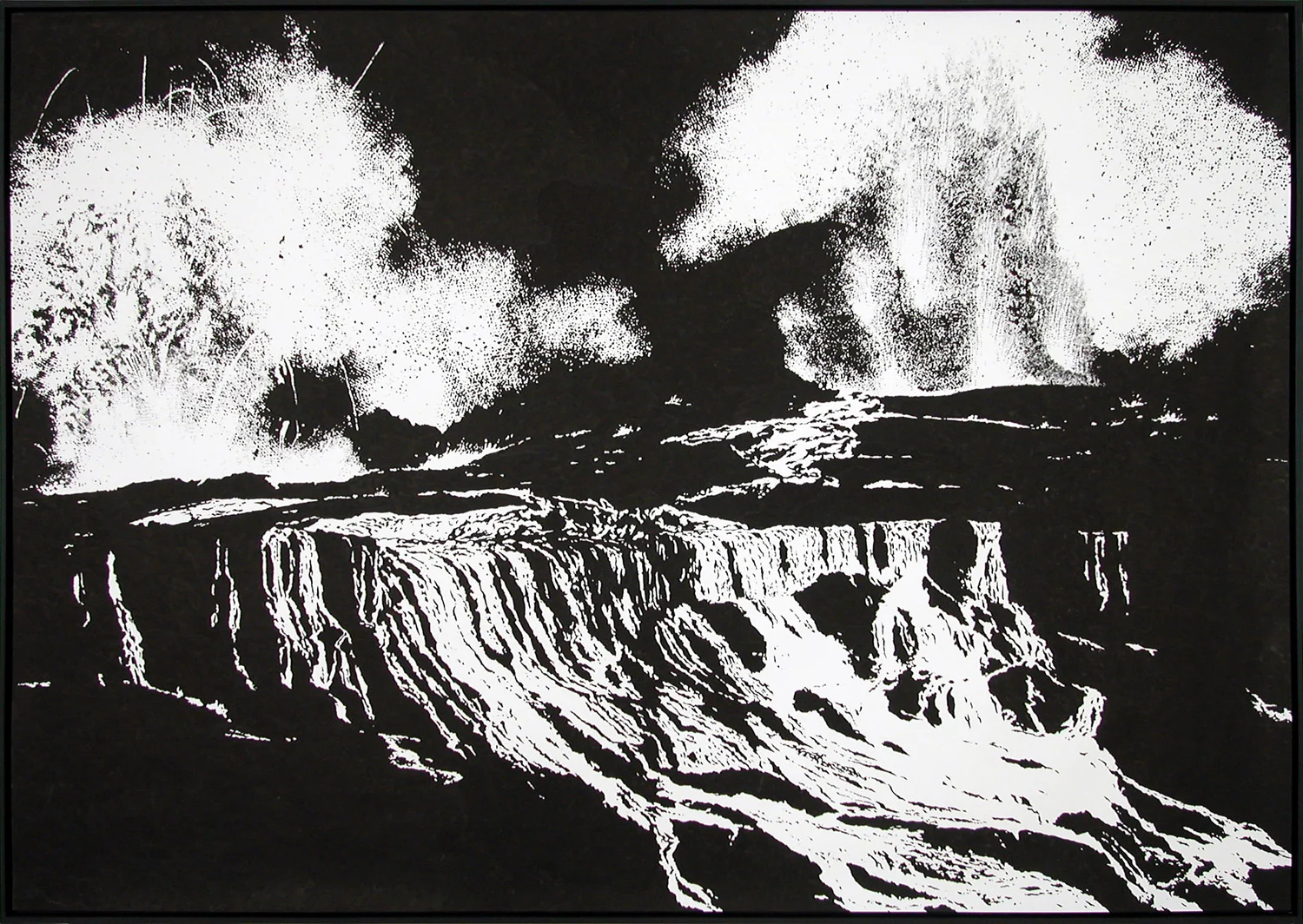 ground l, 2004, ink on paper, 196 x 276cm