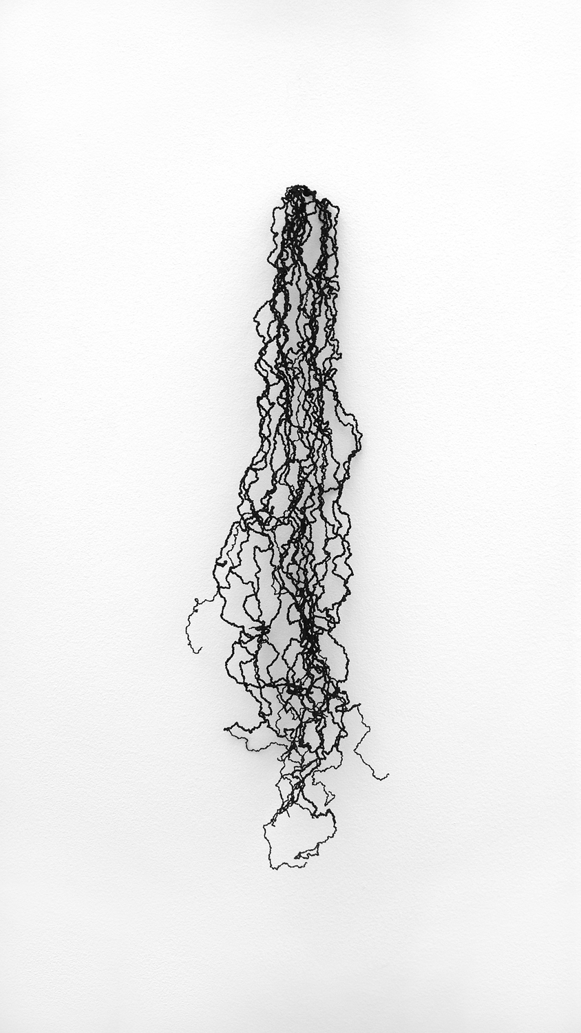    pitch   , 2011 nylon, 67 x 10 x 12cm      stray currents, 2011, Towner, Eastbourne 