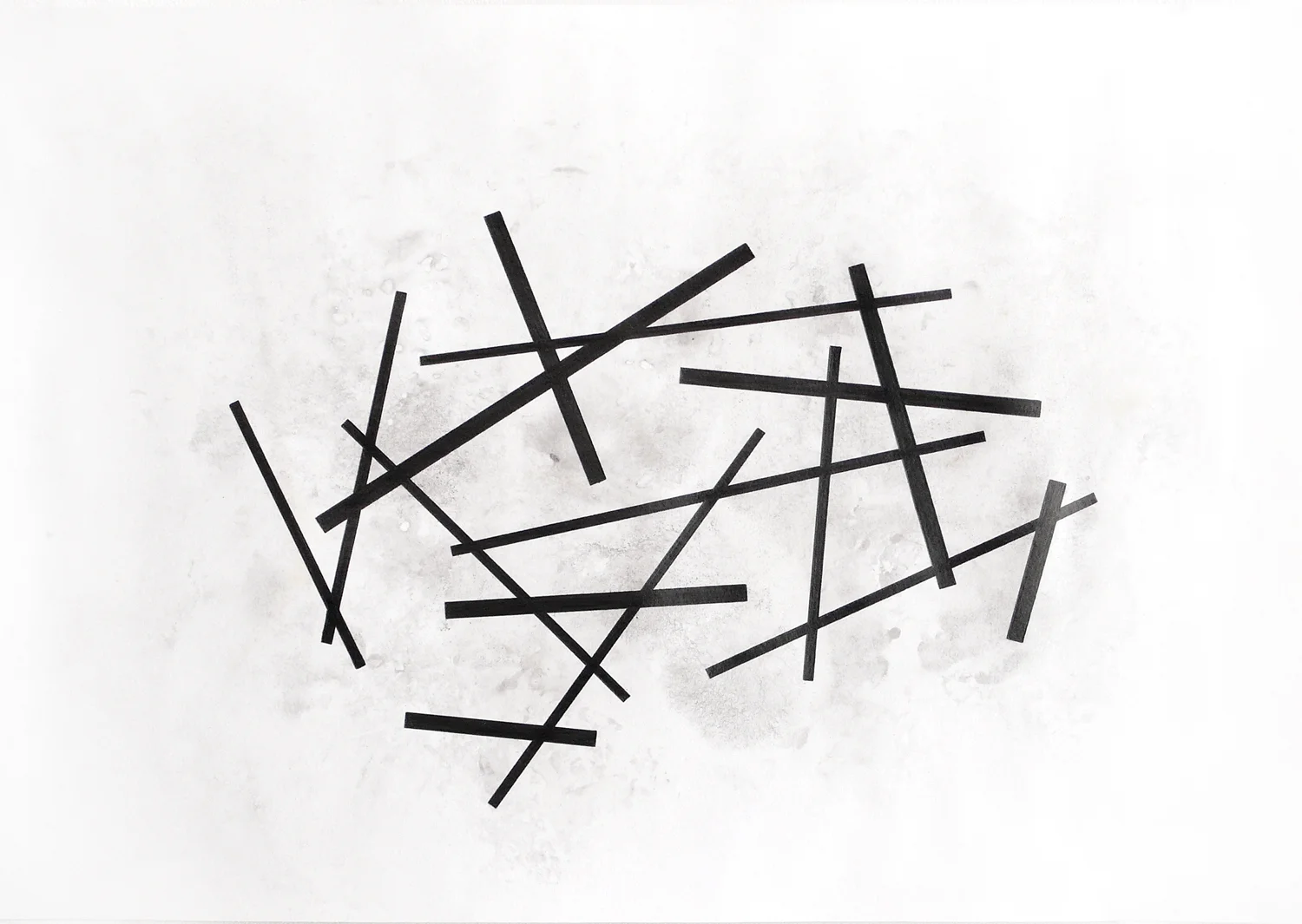 internal friction/ gangs, 2009, pencil and ink on paper, 33 x 48cm