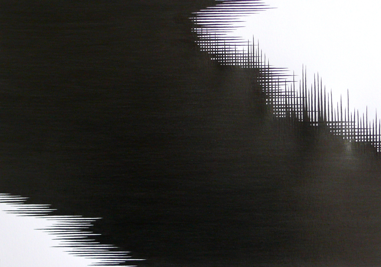   Shadows l-V , 2013, pencil on paper, 29,7 x 21cm 