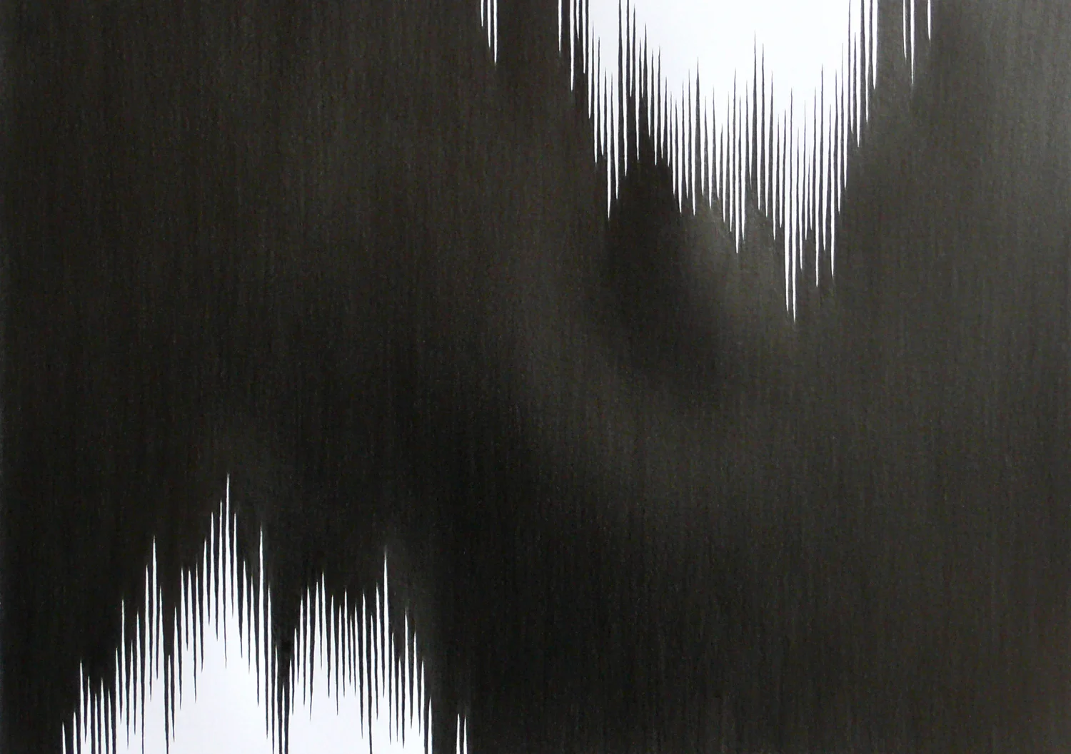 Shadows l-V , 2013, pencil on paper, 29,7 x 21cm