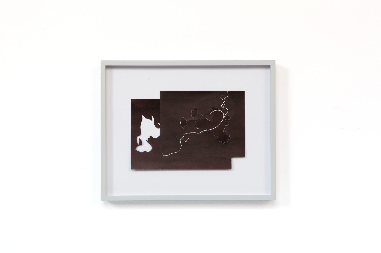   Shape/ coromell,  2014, paper, glue, 22,3 x 28cm 