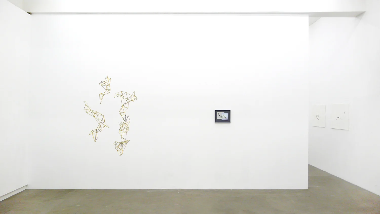 Installation ' Turbulences ', 2014 at SCHLEICHER/LANGE, Berlin