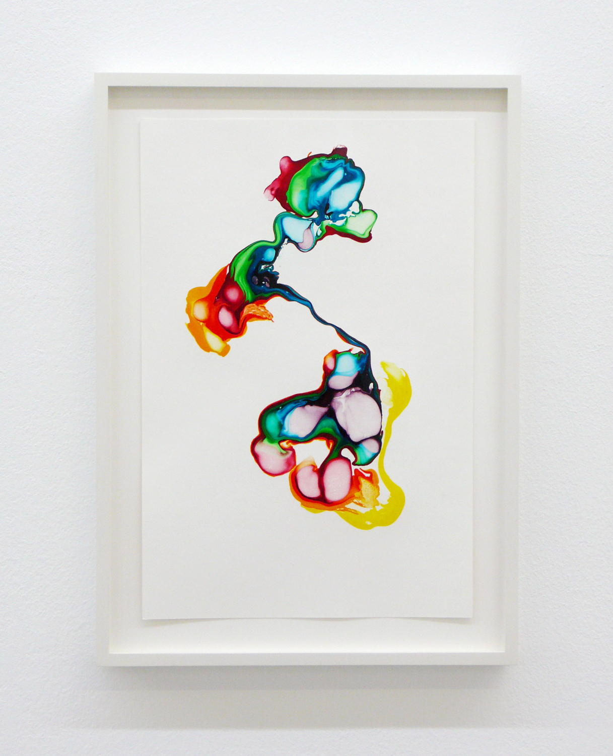   Scattered Rainbow/ ylber , 2014, ink on paper, 29,7 x 20cm 