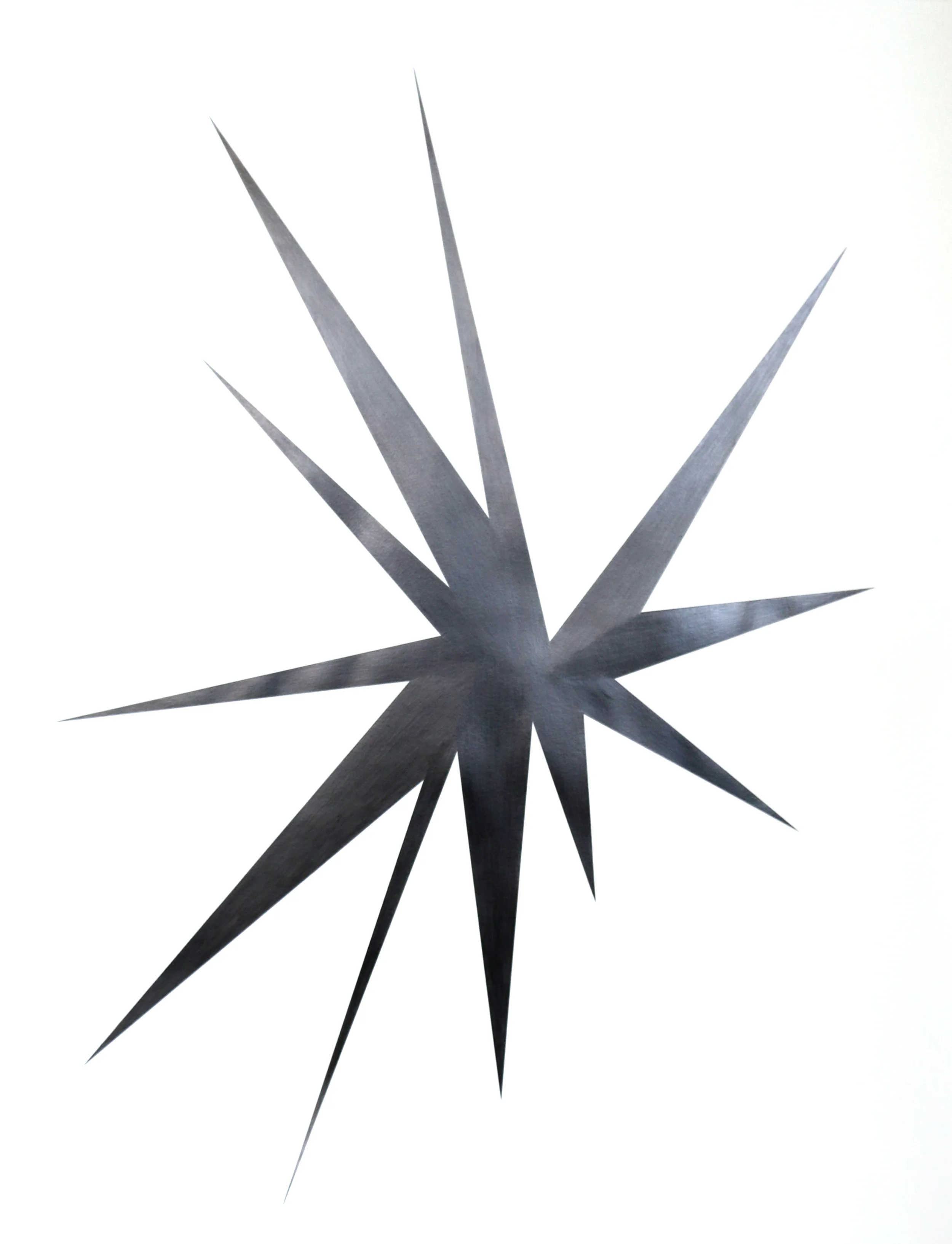 Vision Cloud/ star , 2015, pencil on paper, 132 x 101cm