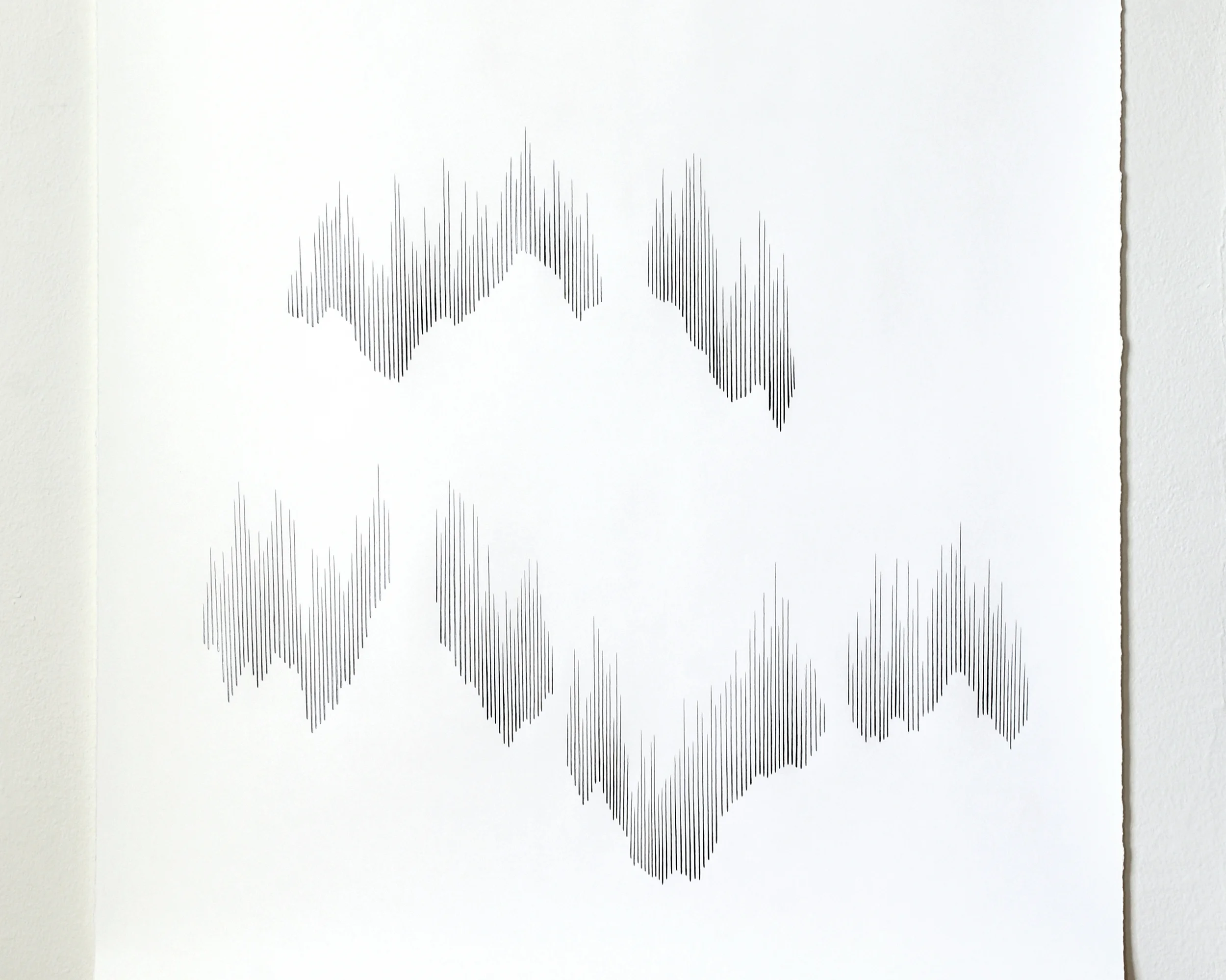 Vision Cloud/ shift , 2015, pencil on paper, 132 x 101cm