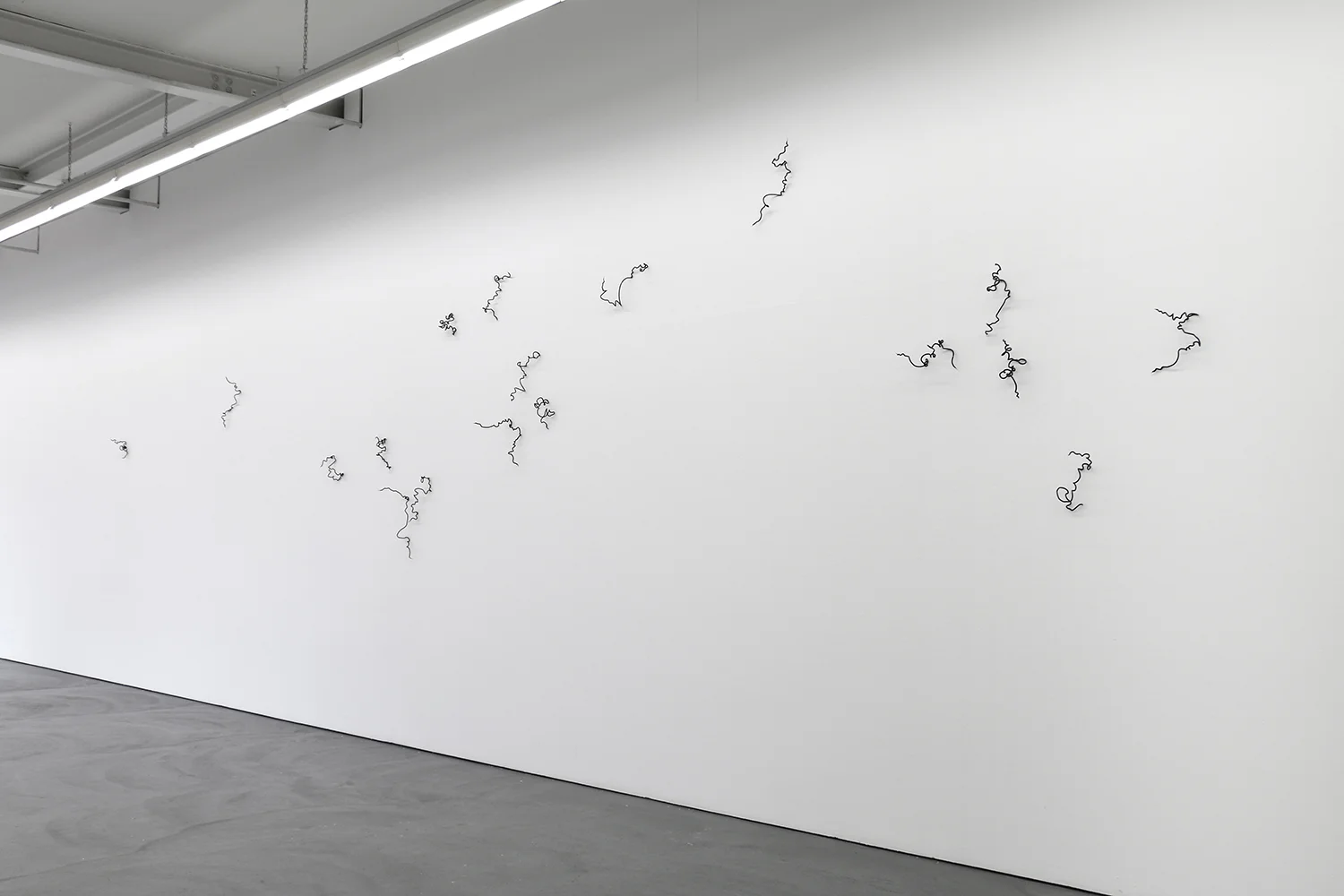 Scribble , 2015, glass, dimensions variable
