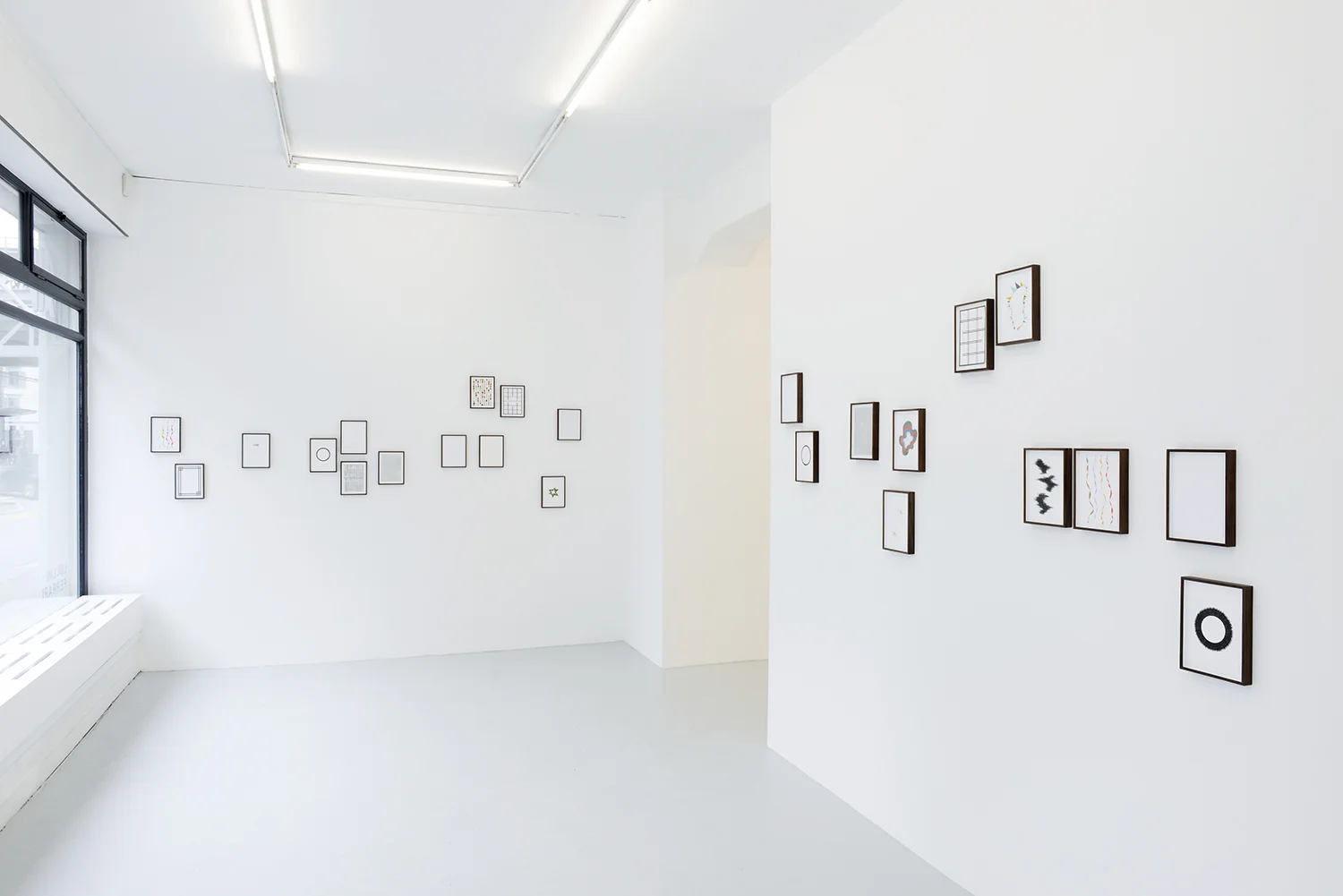 Ich taumeltürme, 2016, ink, pencil, gouache, spray paint, each 21 x 14,5cm