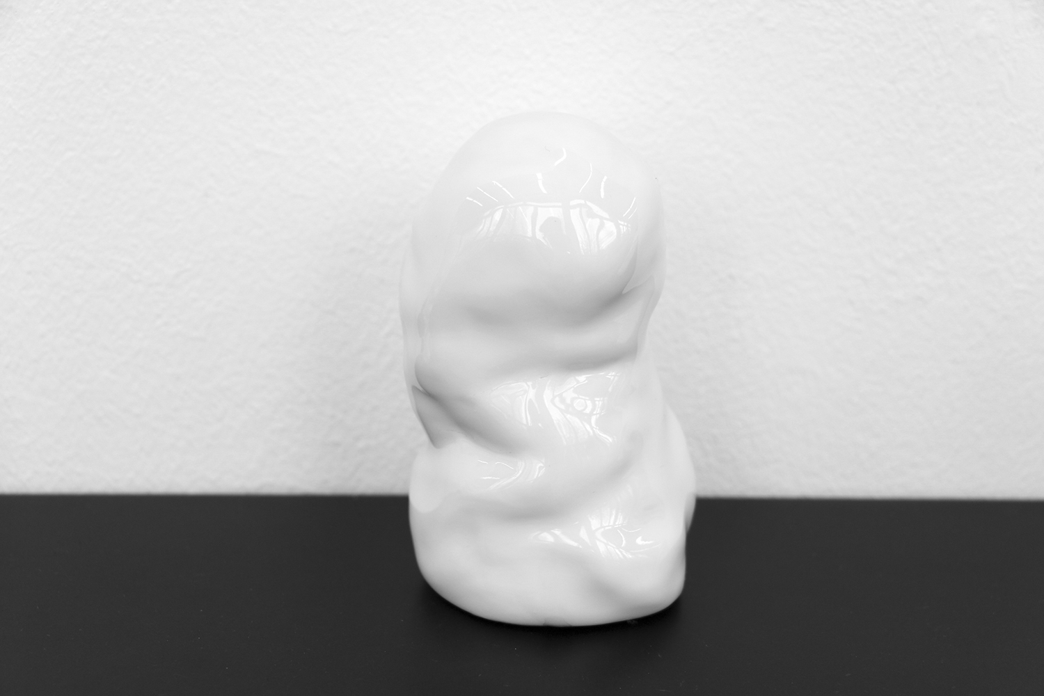   Gespenster , 2016, porcelain, wood, variable dimensions 