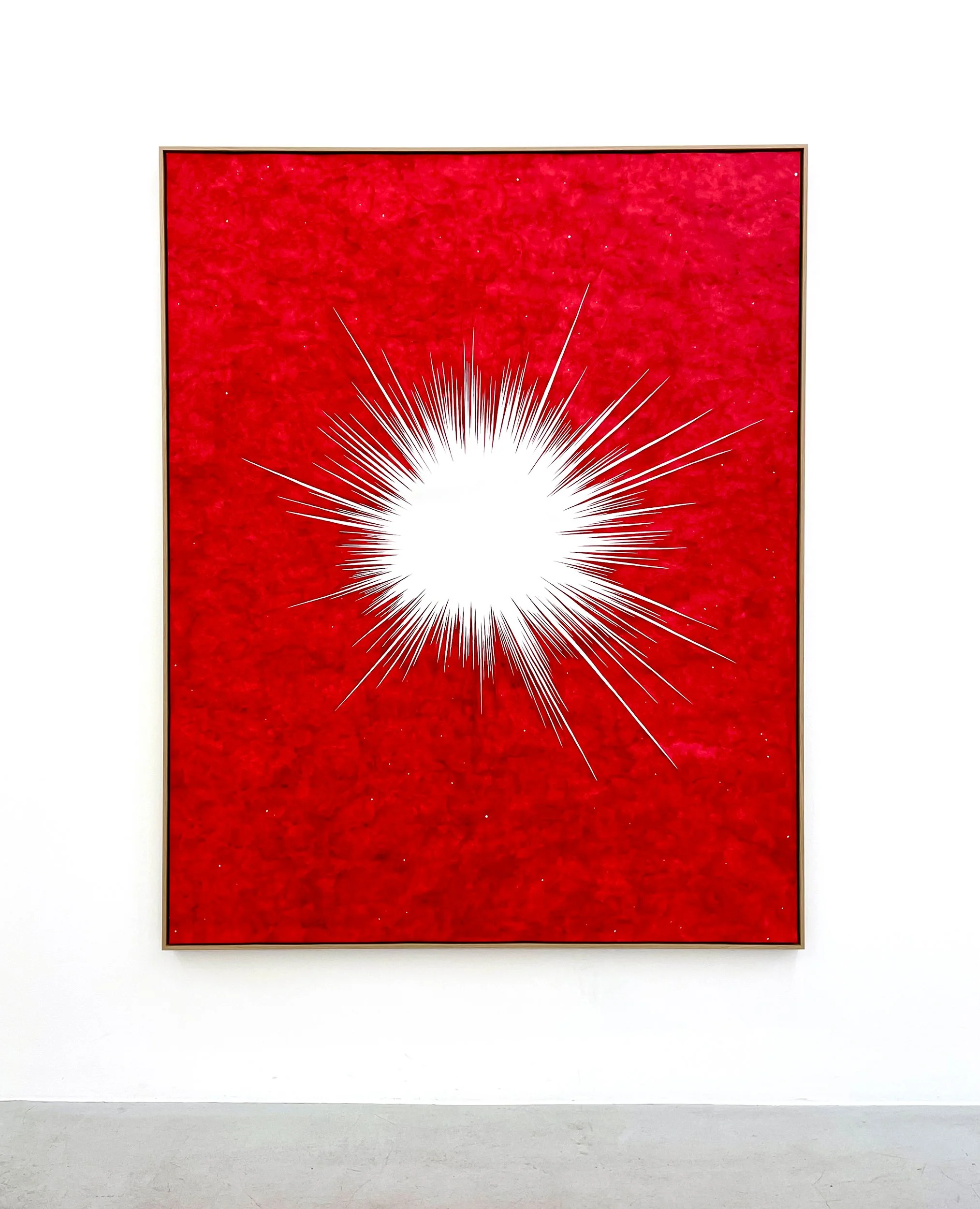   Always On My Mind , 2026, ink on paper, 200 x 160cm 