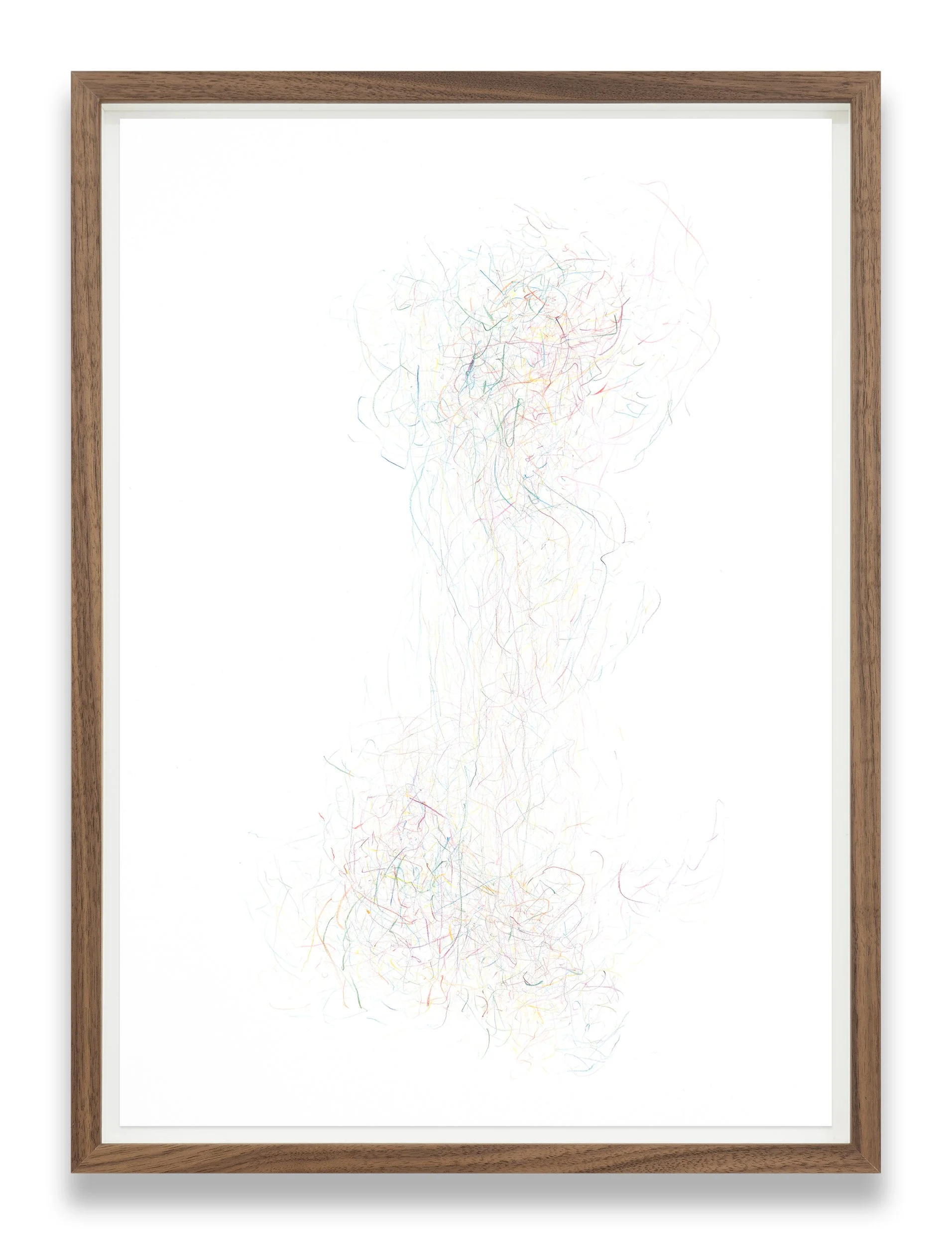   Flow / Perrua,  2025/26,  colored pencil on papier, 42 x 30cm 