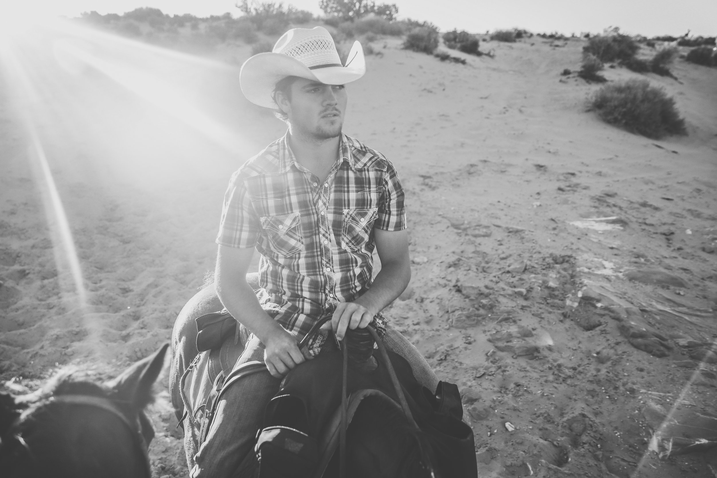 Our wrangler J.R. He liked to call me ma'am and said all sorts of things you'd imagine a real cowboy would. My favorites? "Get er done, realllll niiice, and over yonder."