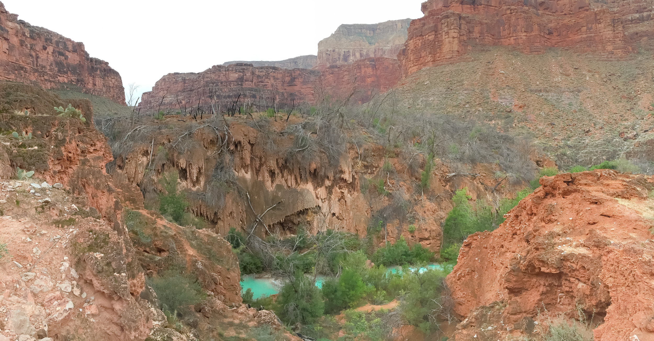A first glimpse of the magical turquoise water.