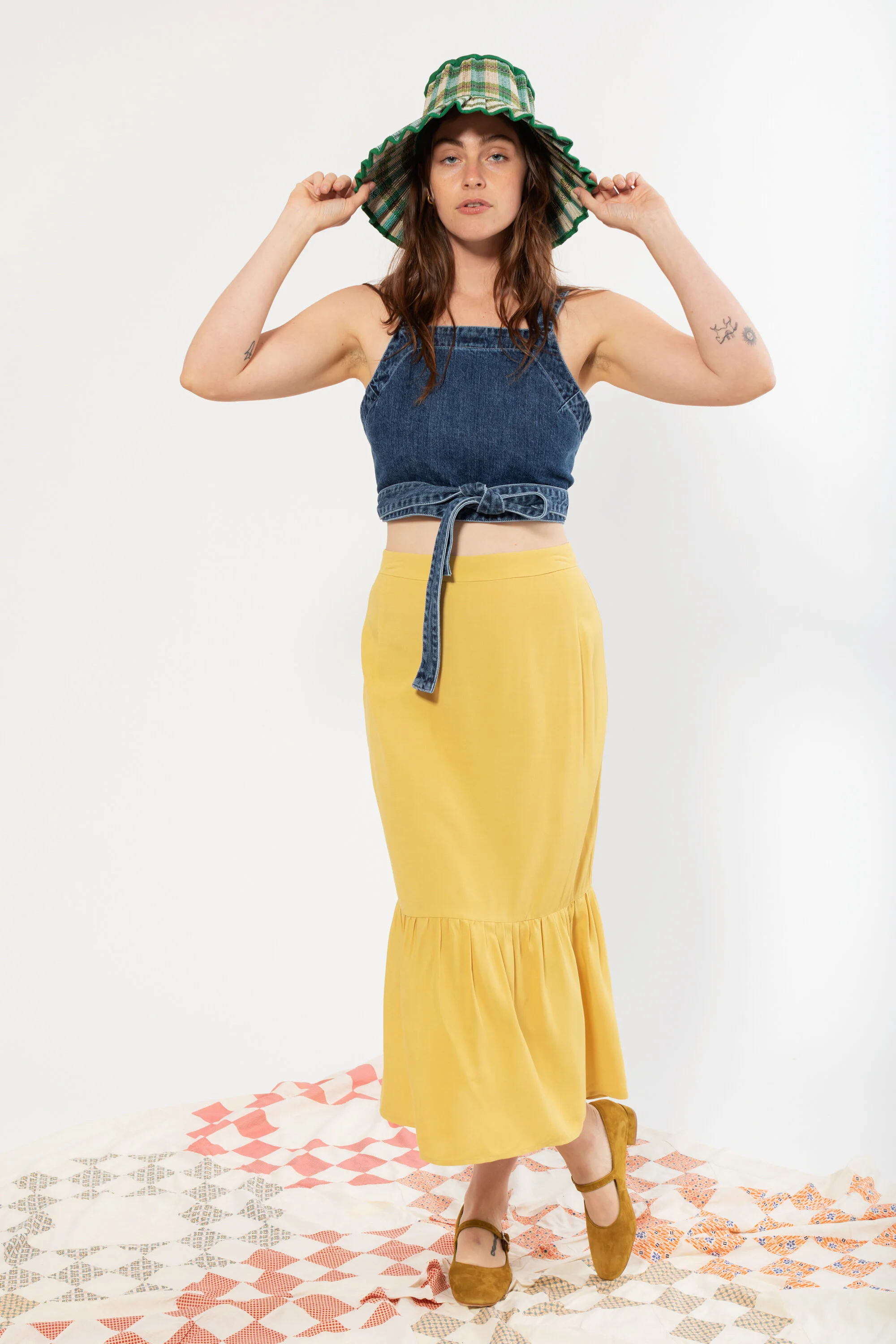 Surrounded Islands Skirt - Yellow