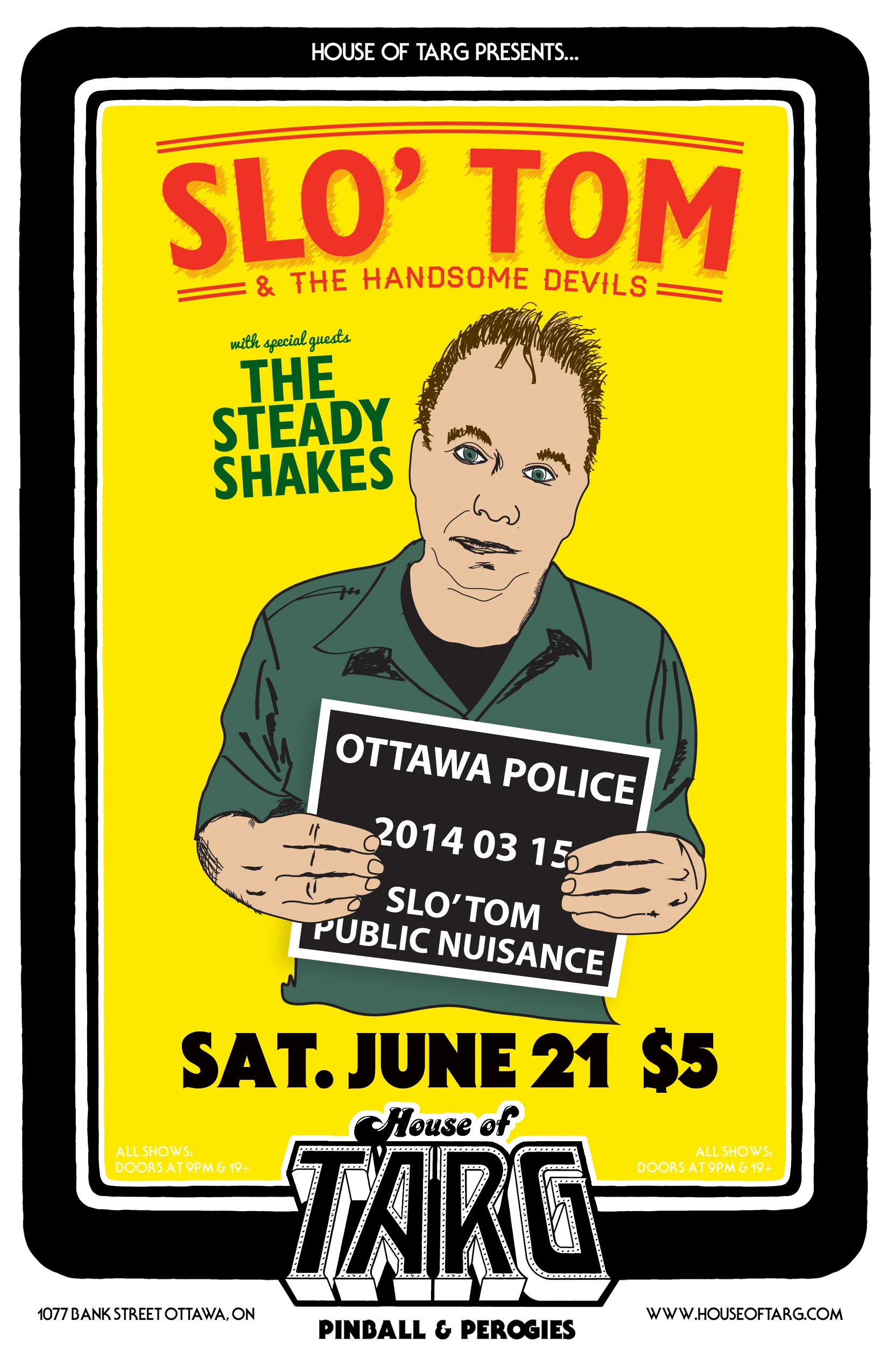 SLO' TOM & THE HANDSOME DEVILS + The Steady Shakes