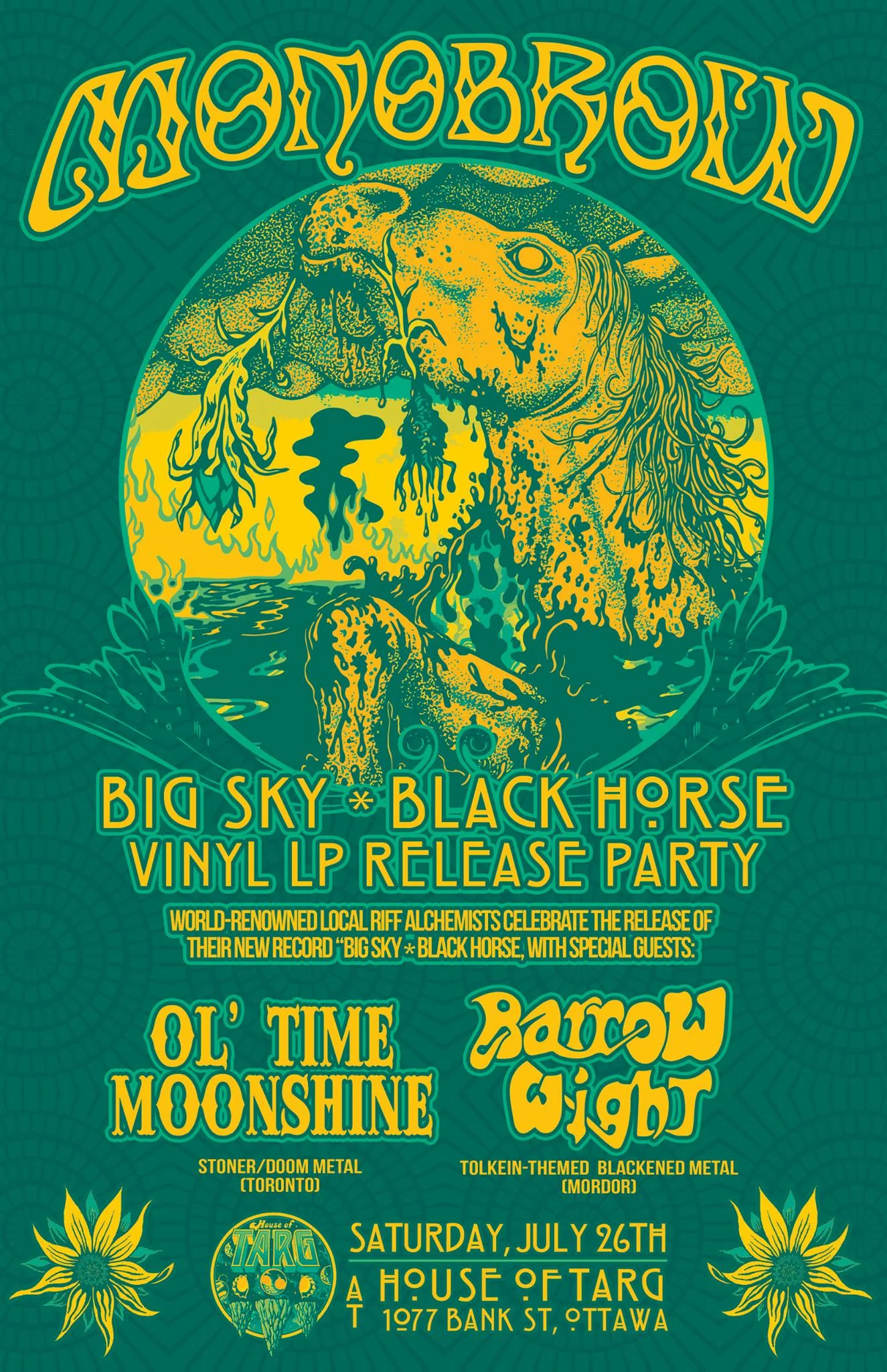 MONOBROW + Ol' Time Moonshine + Barrow Wight