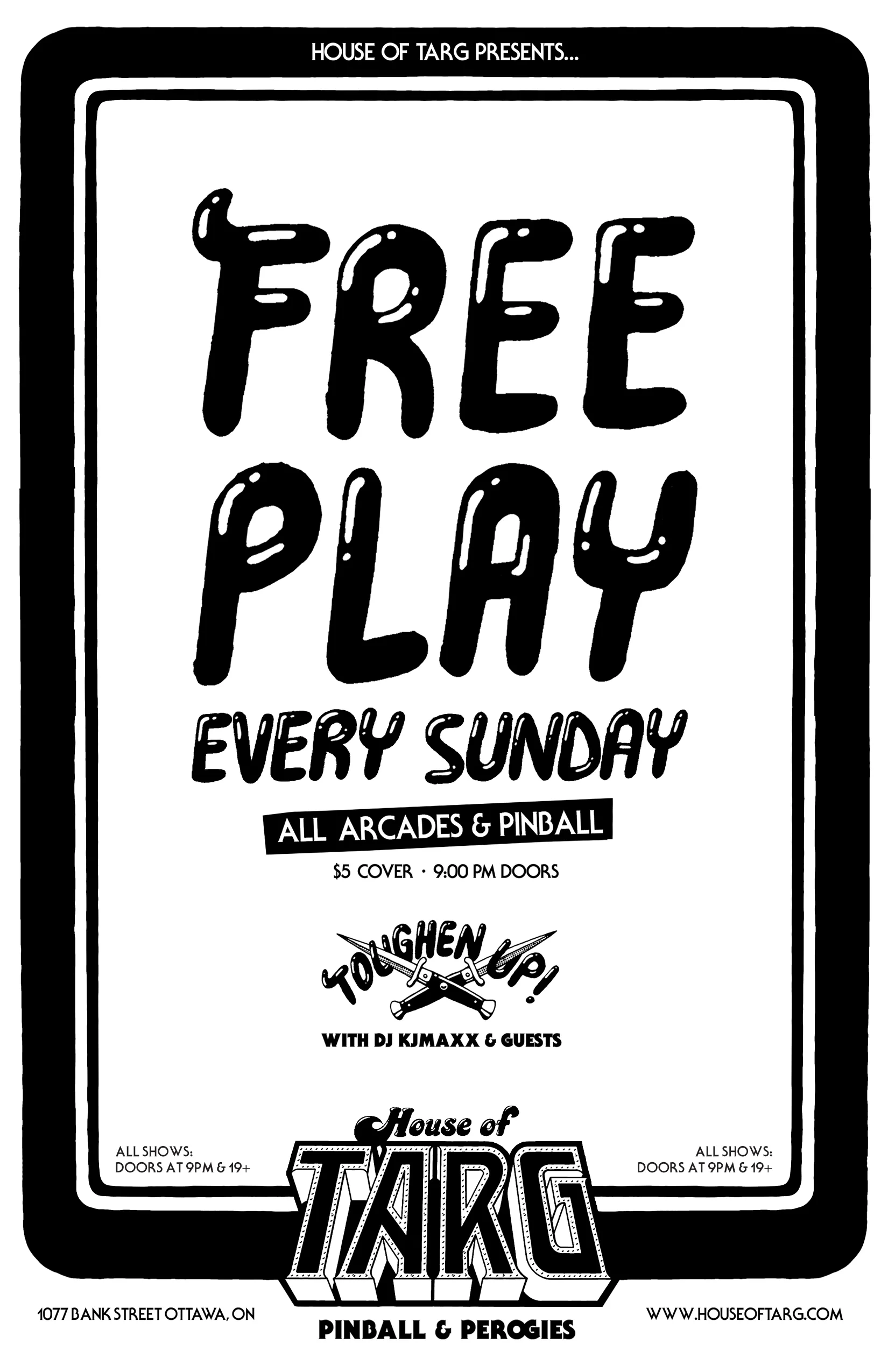 TOUGHEN UP! with DJ KJMaxx + FREE PLAY 