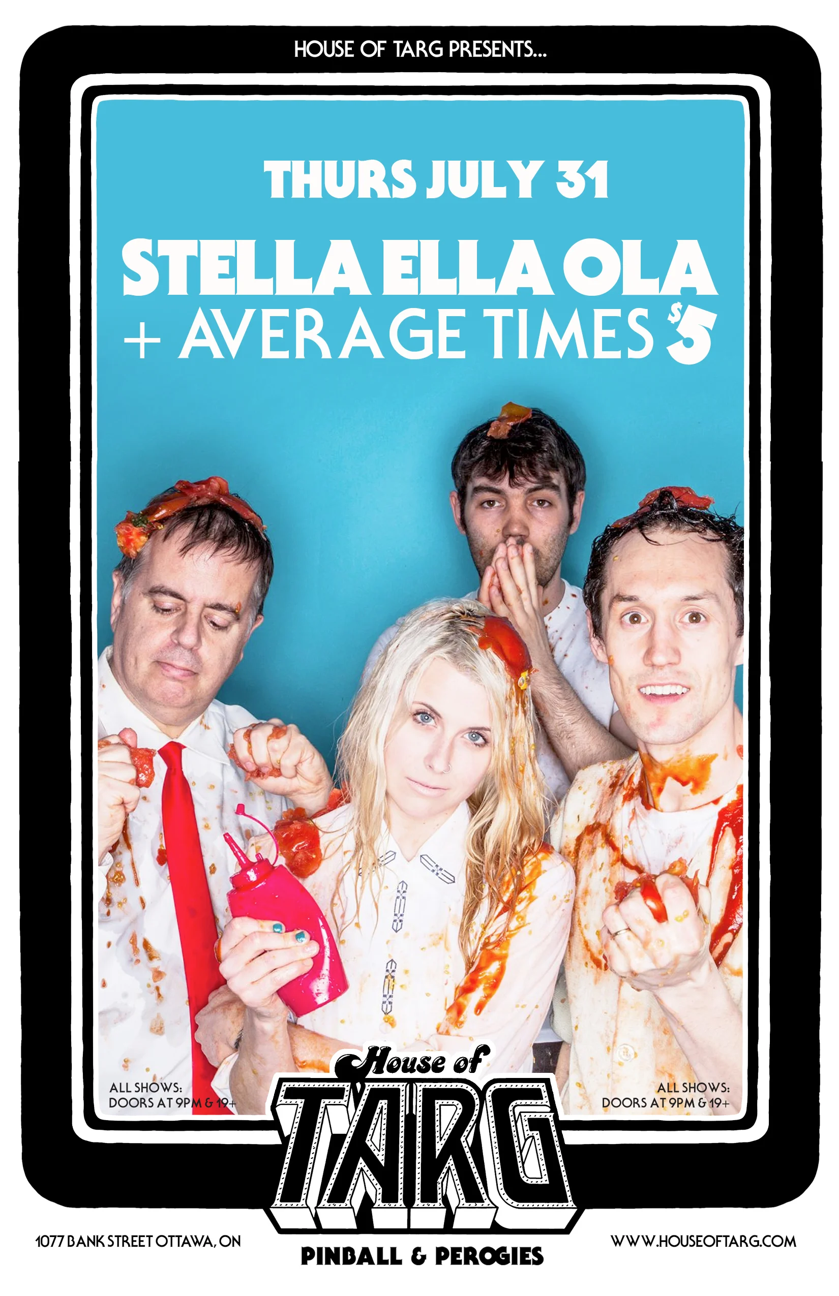 STELLA ELLA OLA + Average Times