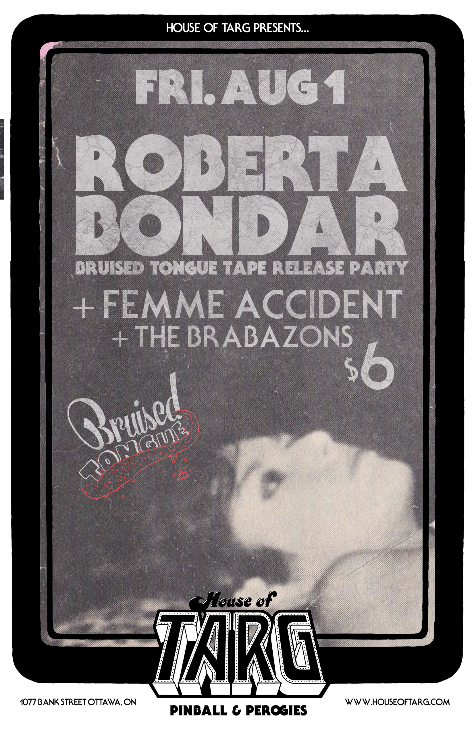  ROBERTA BONDAR + Femme Accident + The Brabazons