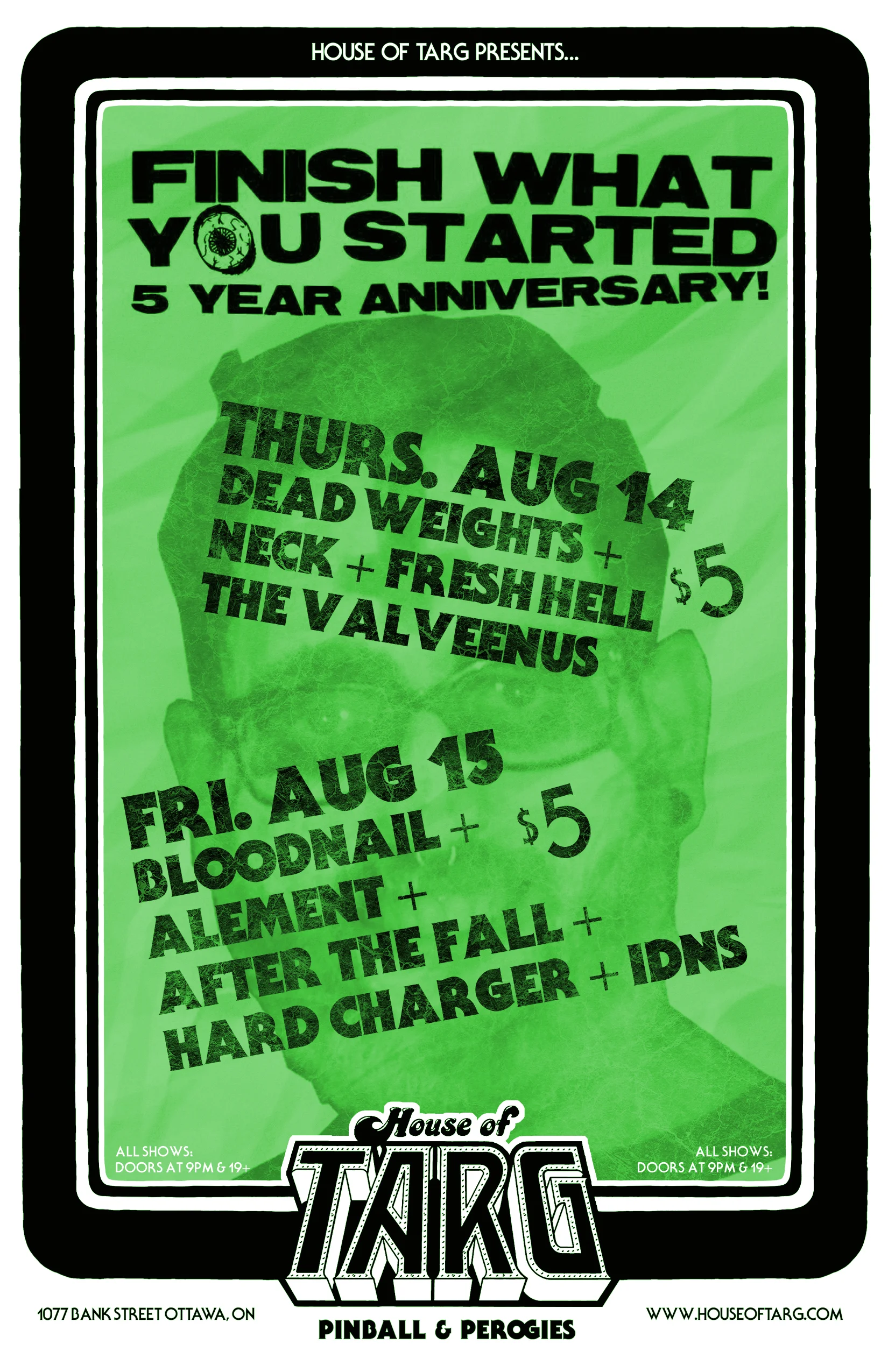 BLOODNAIL + Alement + After The Fall + Hard Charger + IDNS