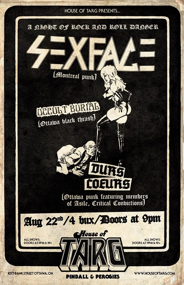 SEXFACE + Occult Burial + Durs Coeurs