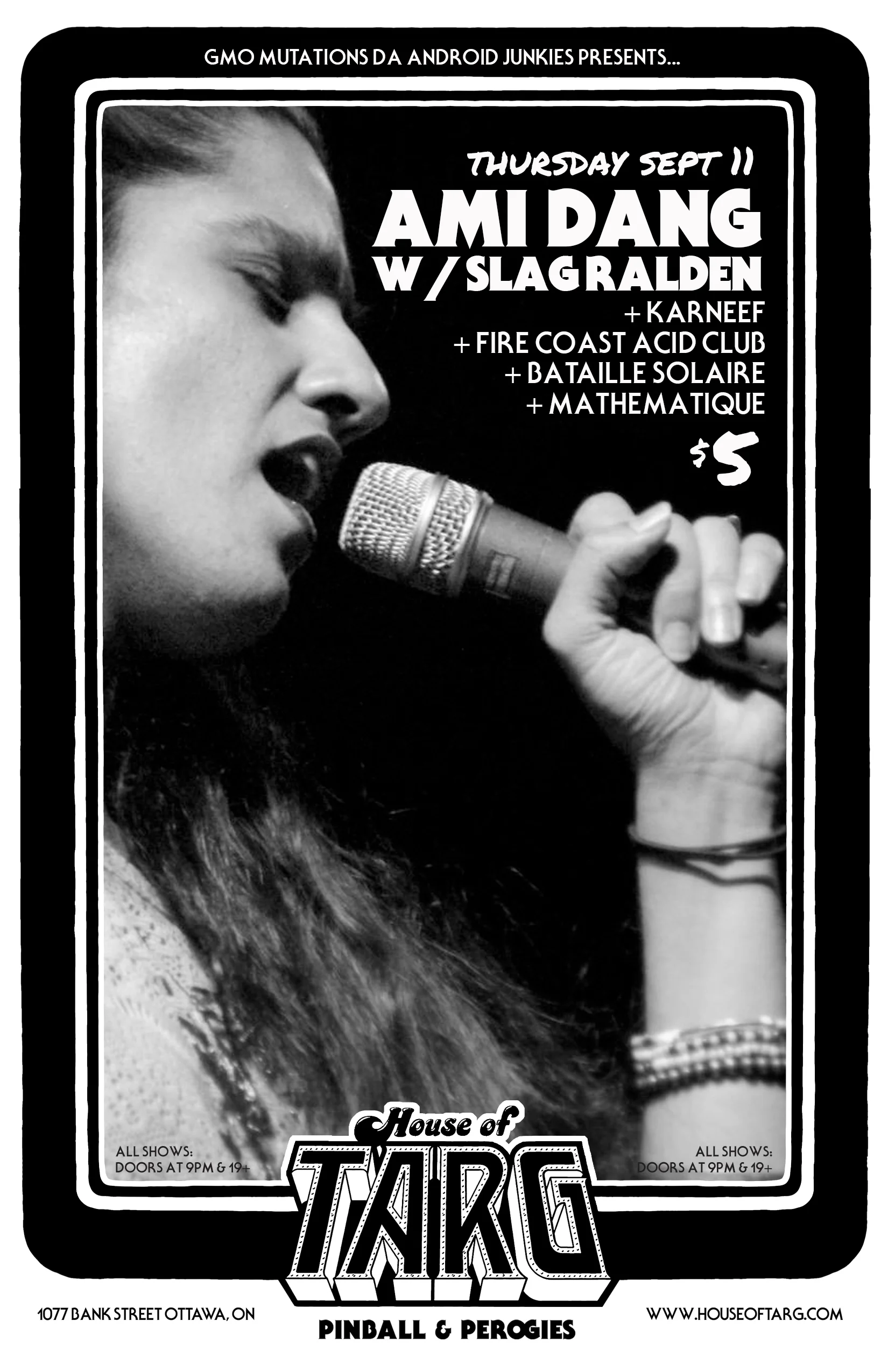 AMI DANG + Karneef + Fire Coast Acid Club + Mathematique + Bataille Solaire