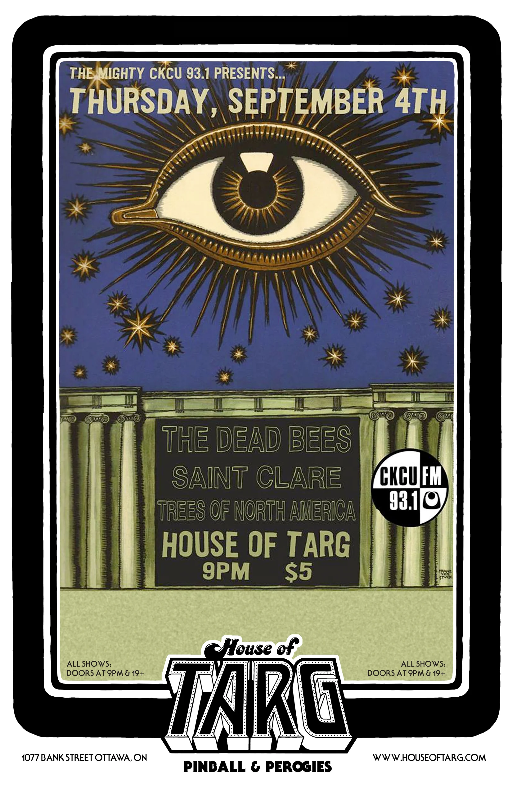 THE DEAD BEES + Saint Clare + Trees of North America