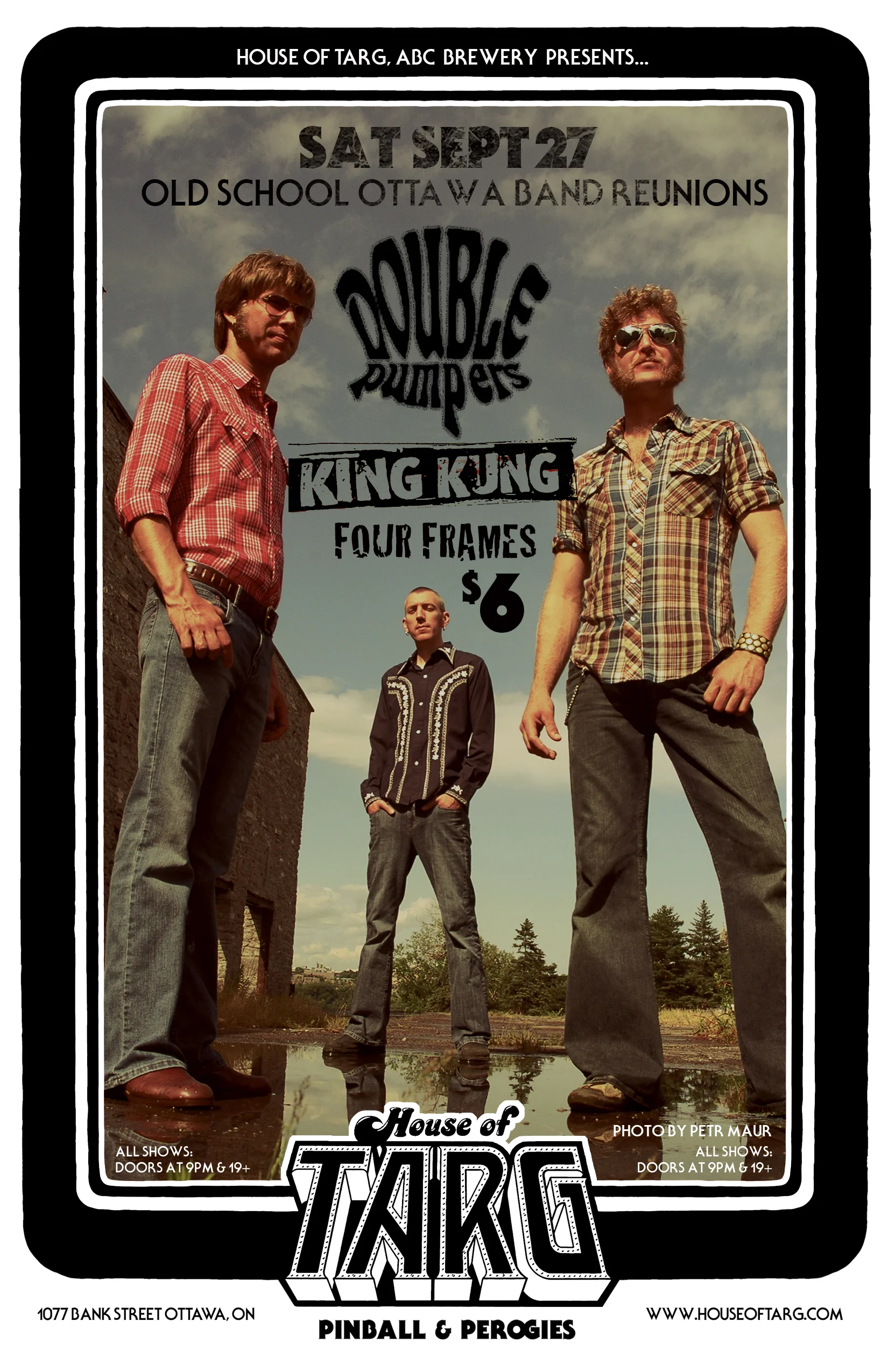 DOUBLE PUMPERS + King Kung + Four Frames reunion show