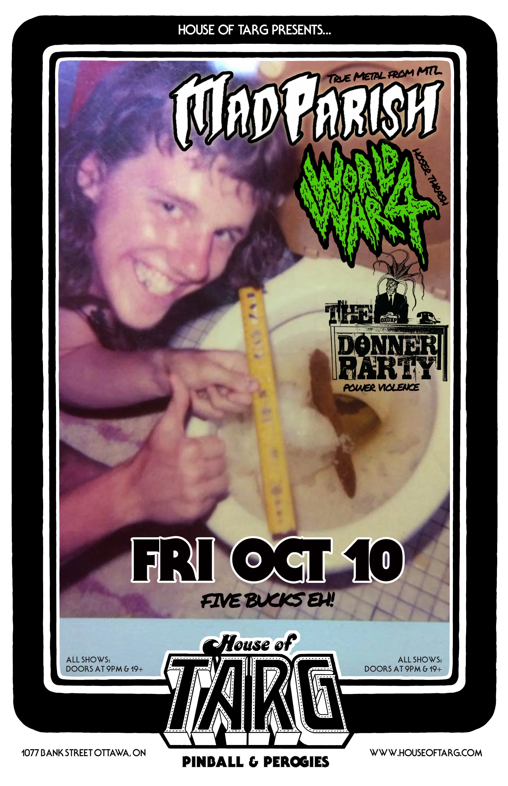 MAD PARISH + World War 4 + The Donner Party