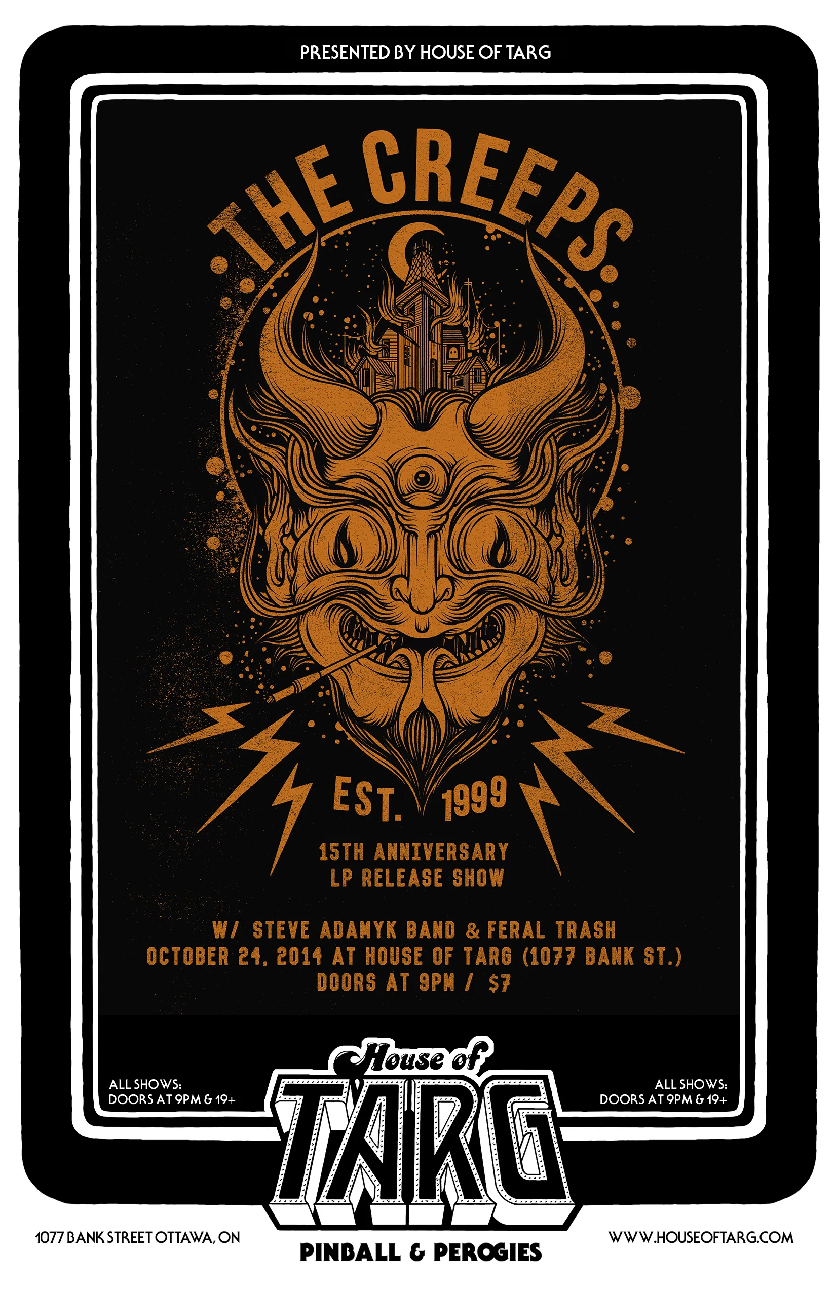 THE CREEPS + Steve Adamyk Band + Feral Trash