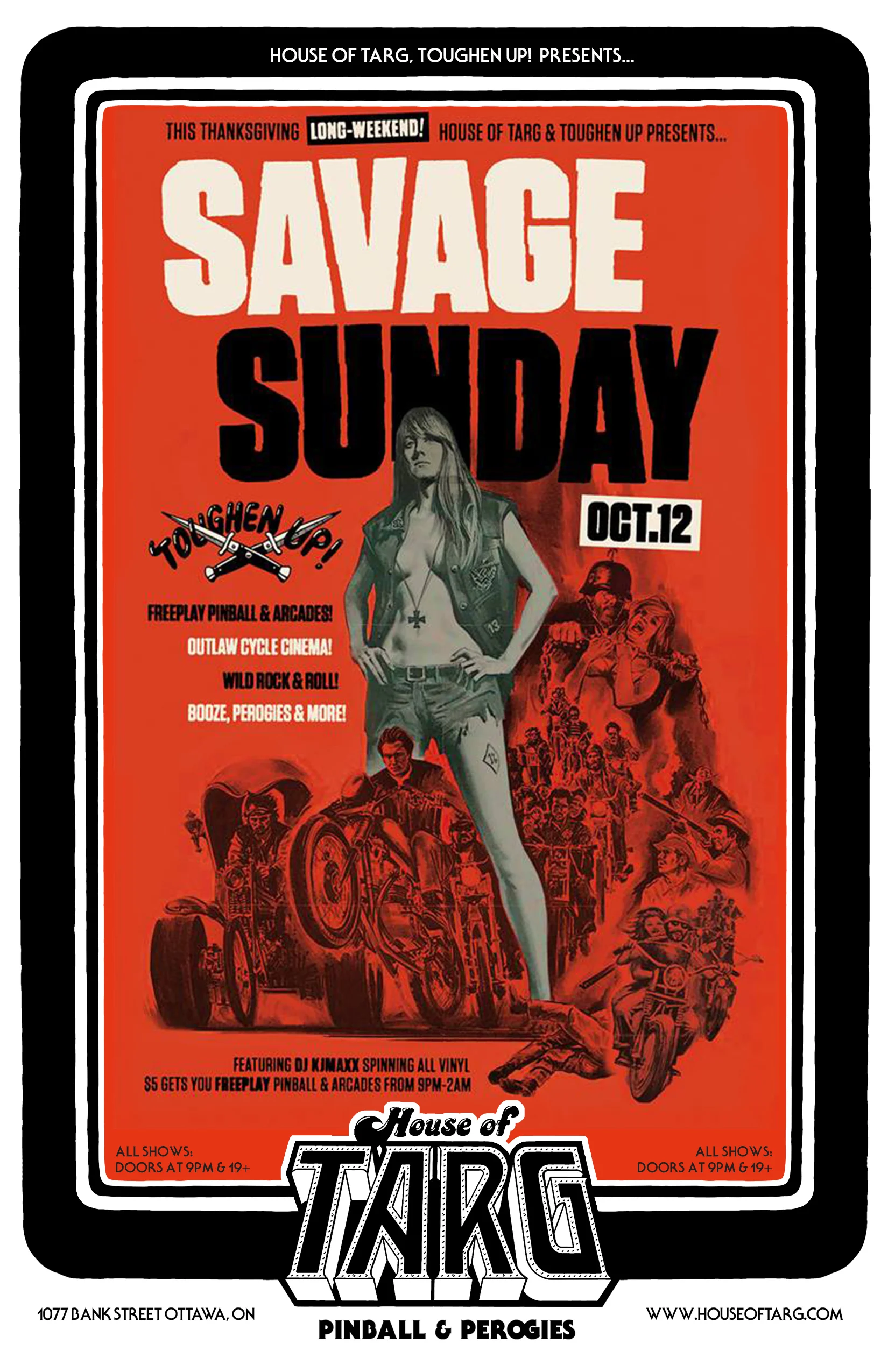 TOUGHEN UP! with DJ KJMaxx + FREEPLAY Pinball & Vids