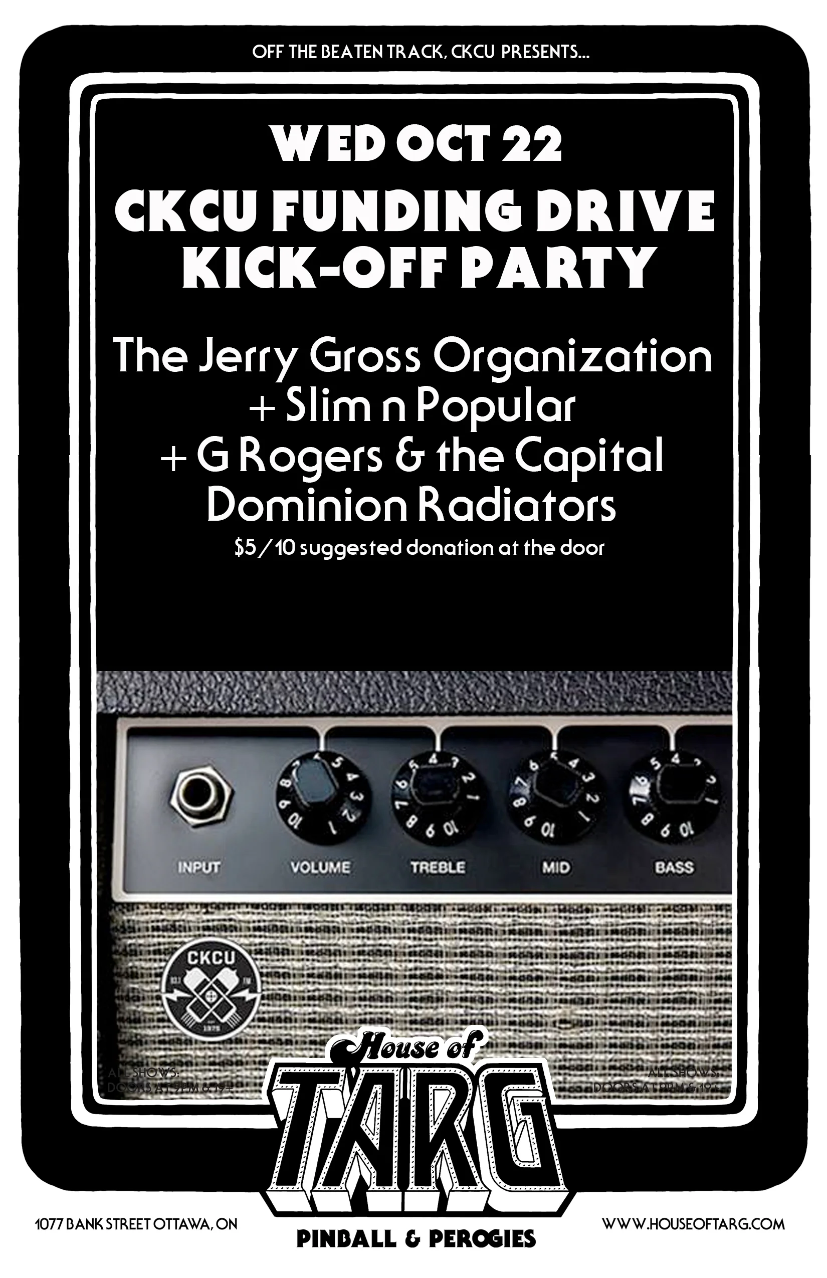 The Jerry Gross Organization + Slim n Popular + G Rogers & the Capital Dominion Radiators