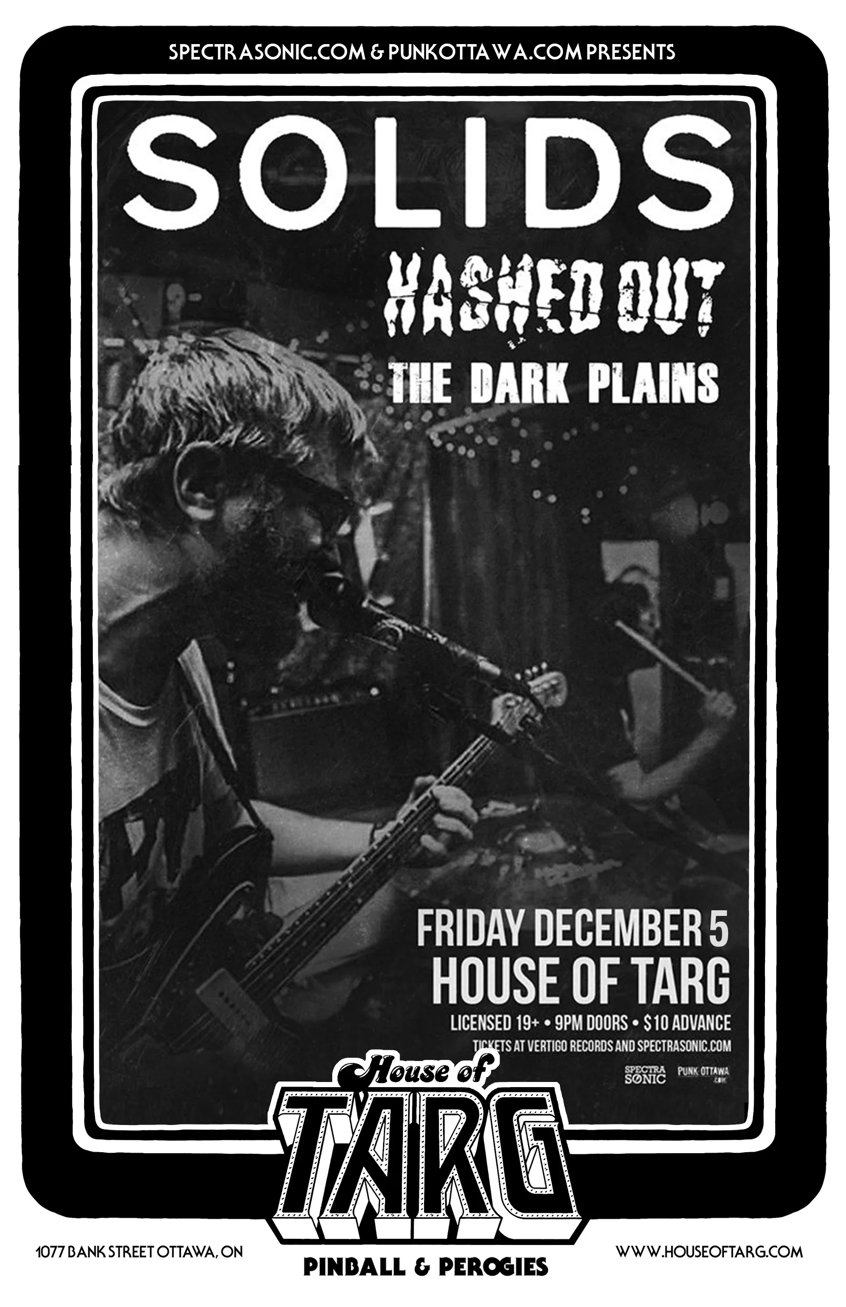 SOLIDS + Hashed Out + The Dark Plains