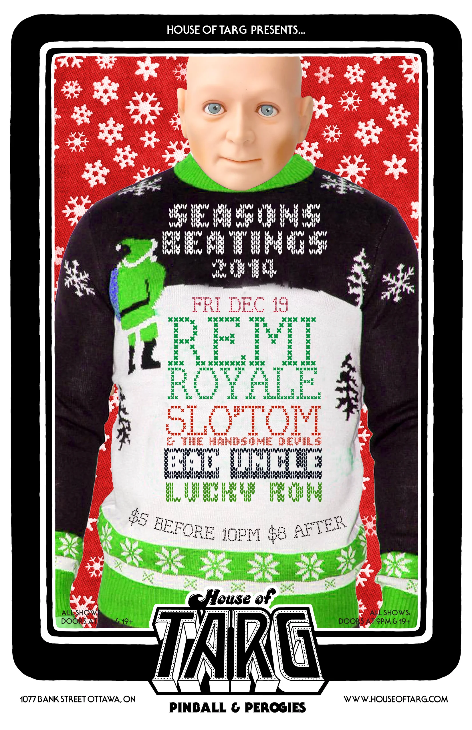 SEASONS BEATING - REMI ROYALE + Slo' Tom & The Handsome Devils + Bad Uncle + Lucky Ron