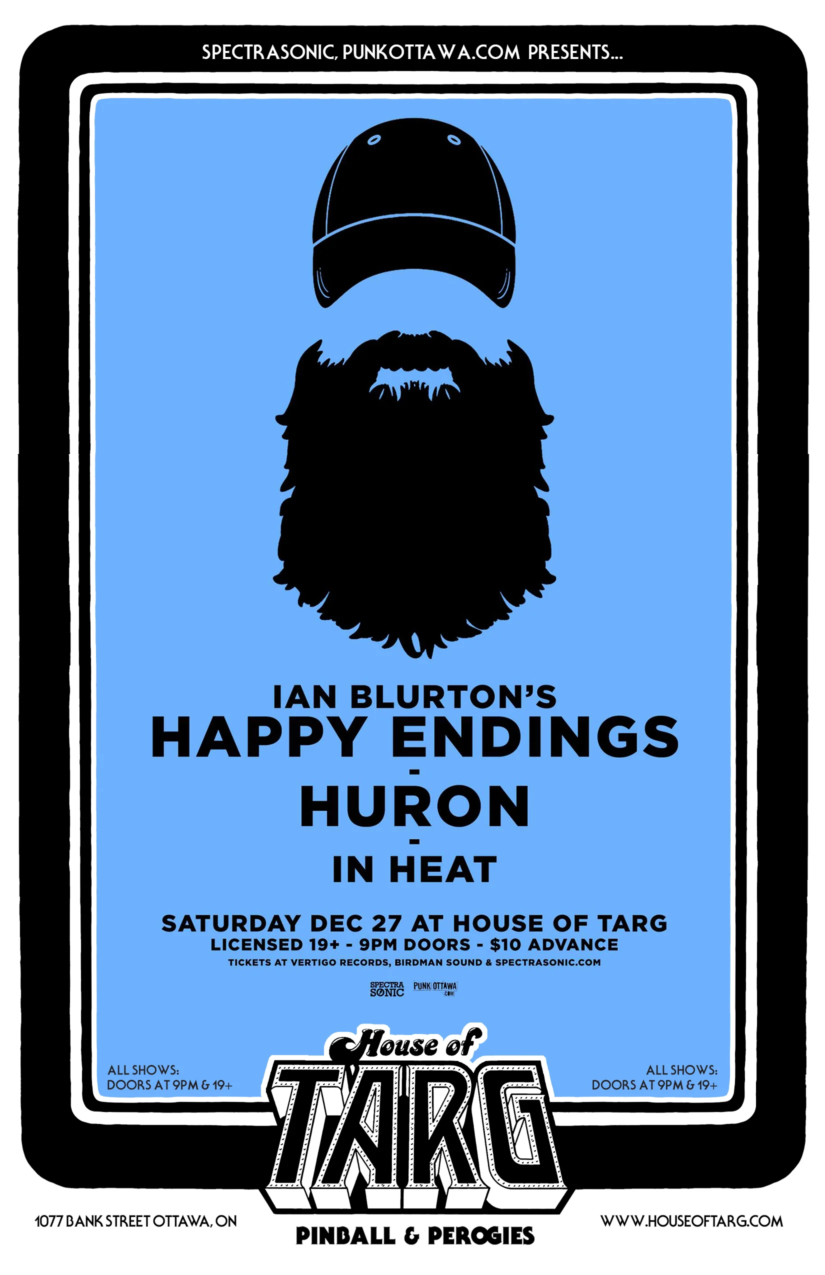 IAN BLURTON'S HAPPY ENDINGS + Huron + more
