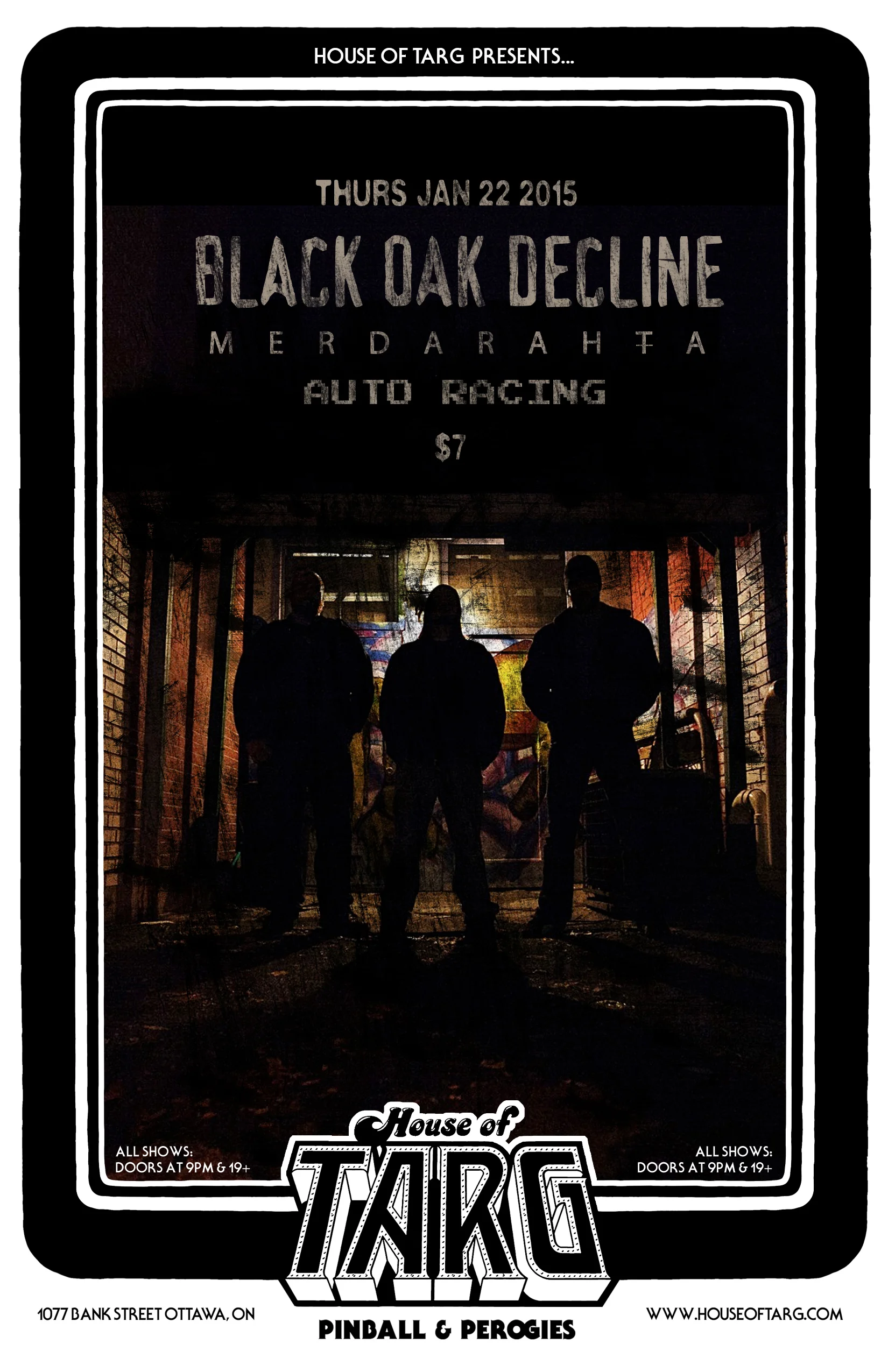 BLACK OAK DECLINE + Merdarahta + Auto Racing