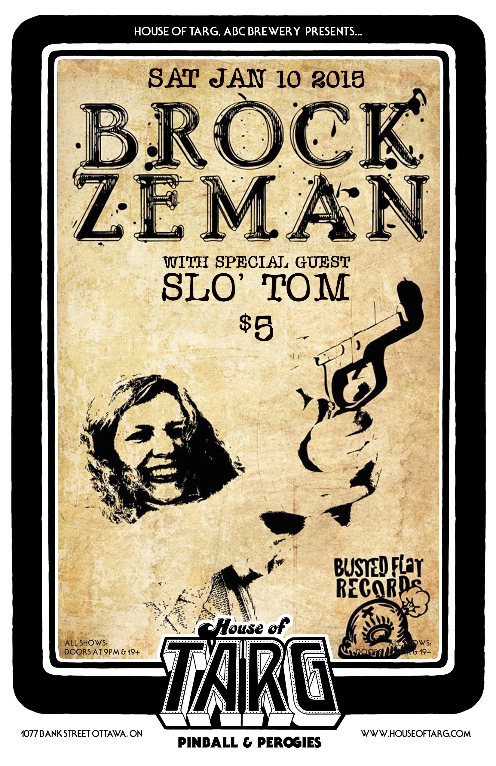 BROCK ZEMAN + Special Guest SLO' TOM