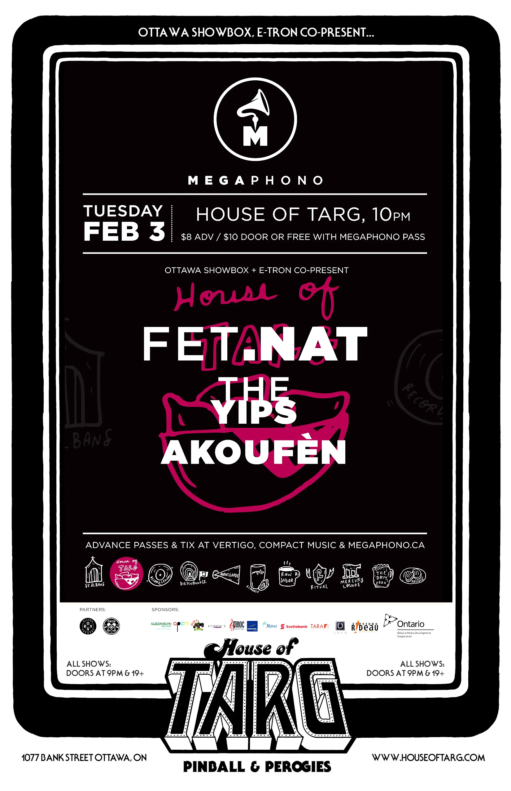 FET.NAT + The Yips + AkoufèN
