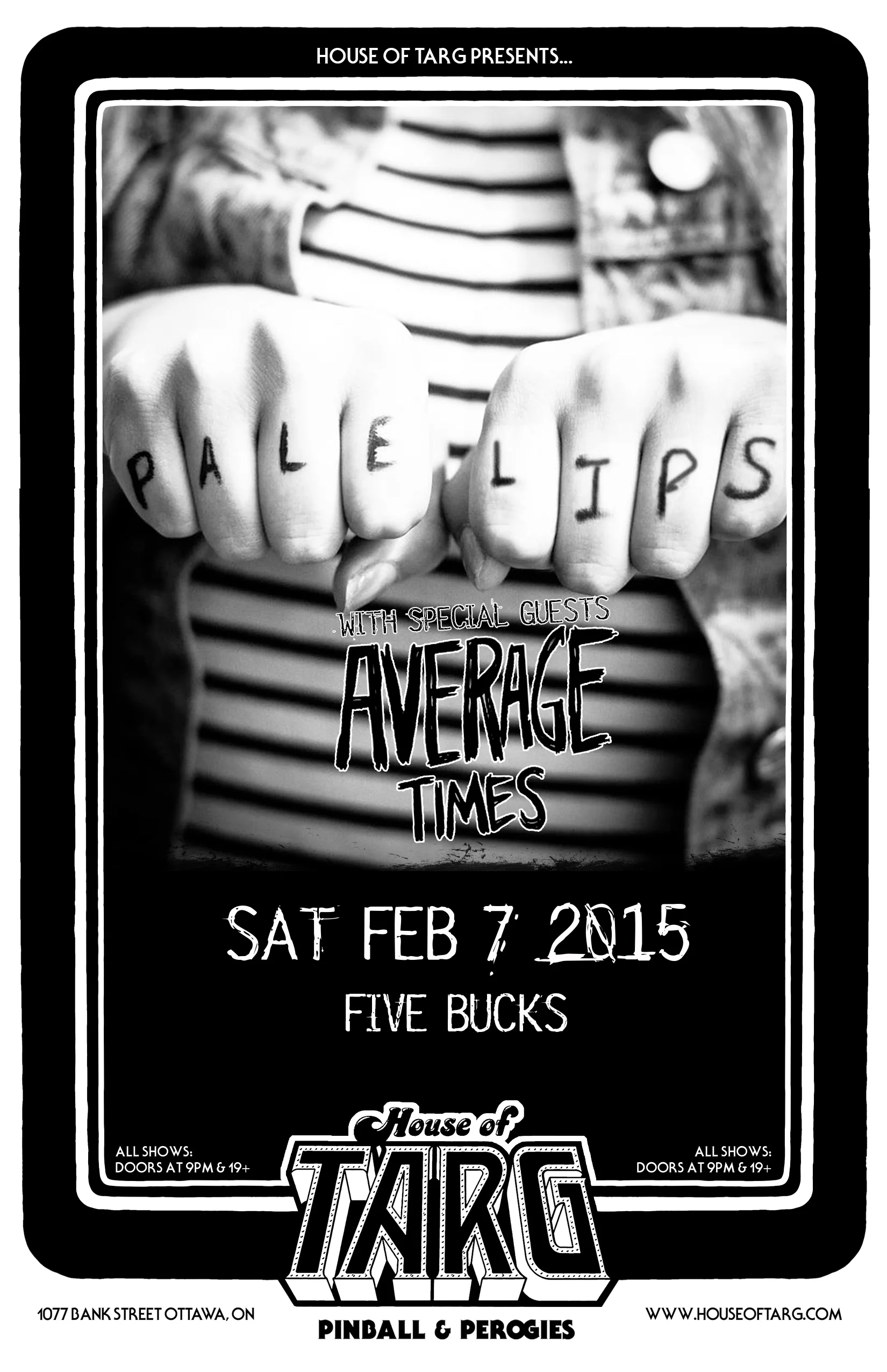 PALE LIPS (mtl) + Average Times